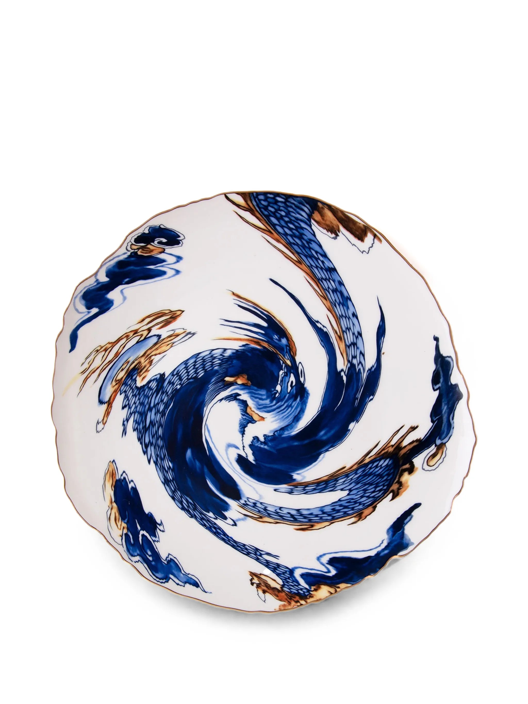 Classics on Acid Imari Dragon dinner plate