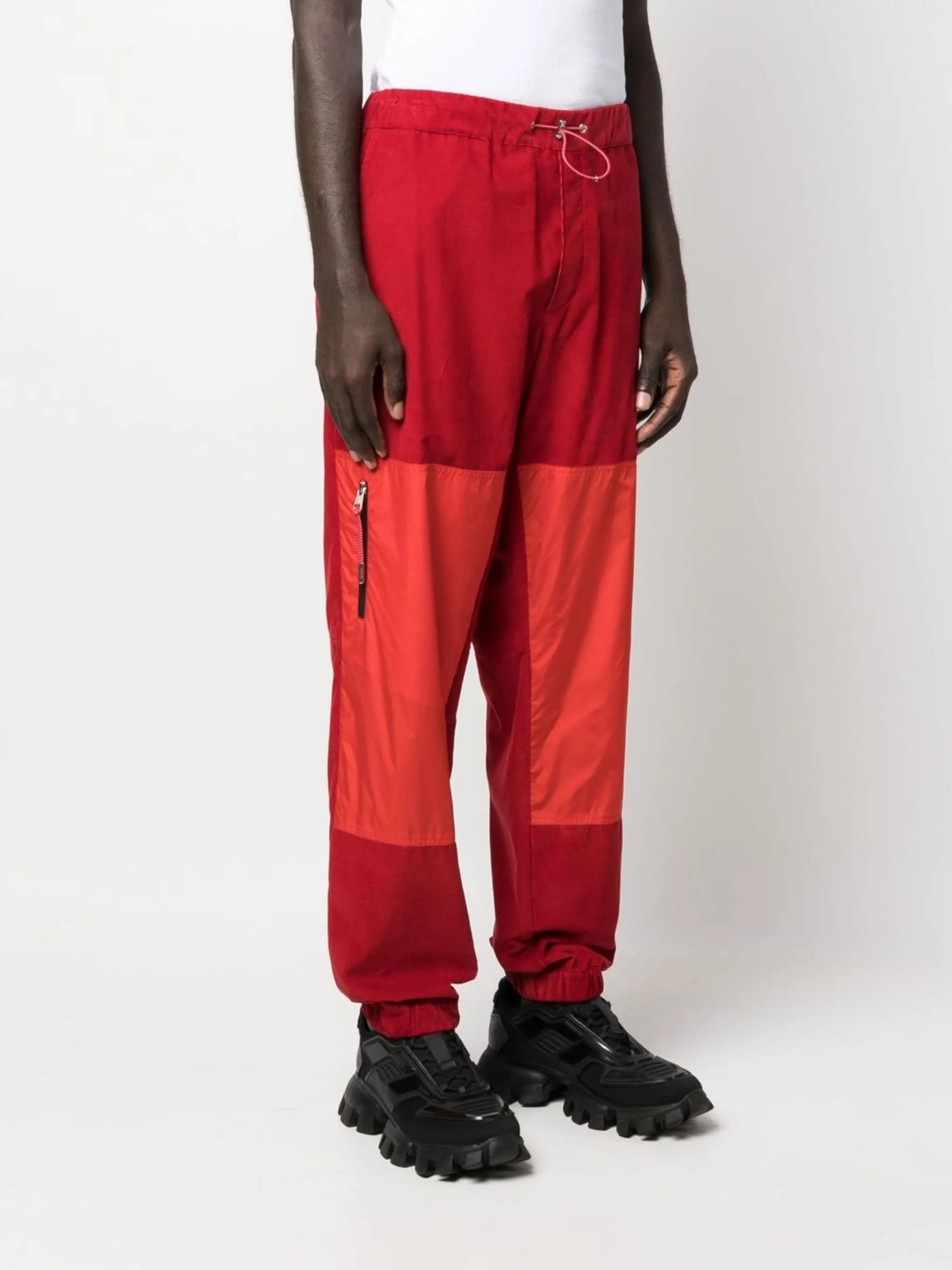 colour-blocked track pants