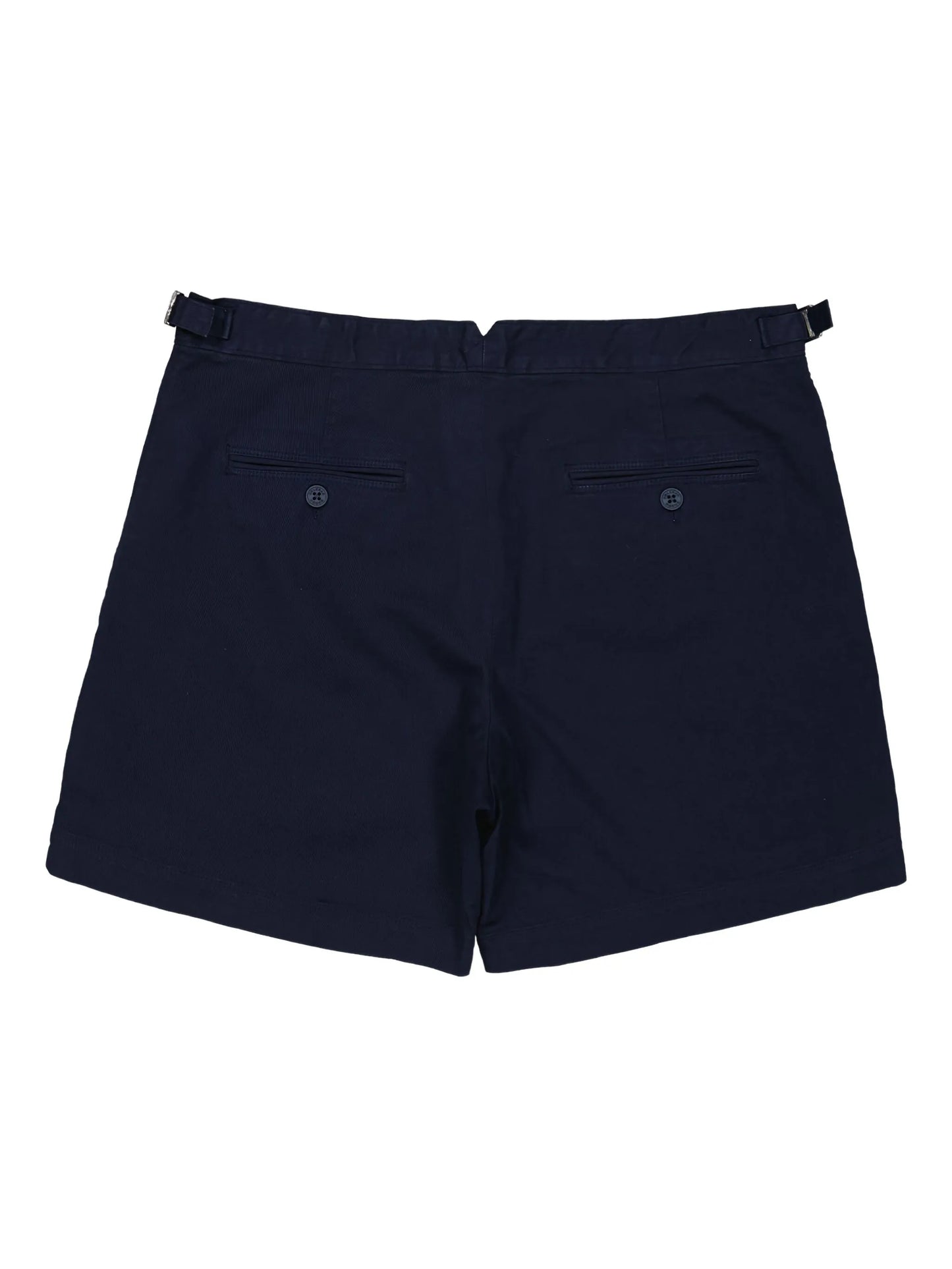 buckle-fastening cotton shorts