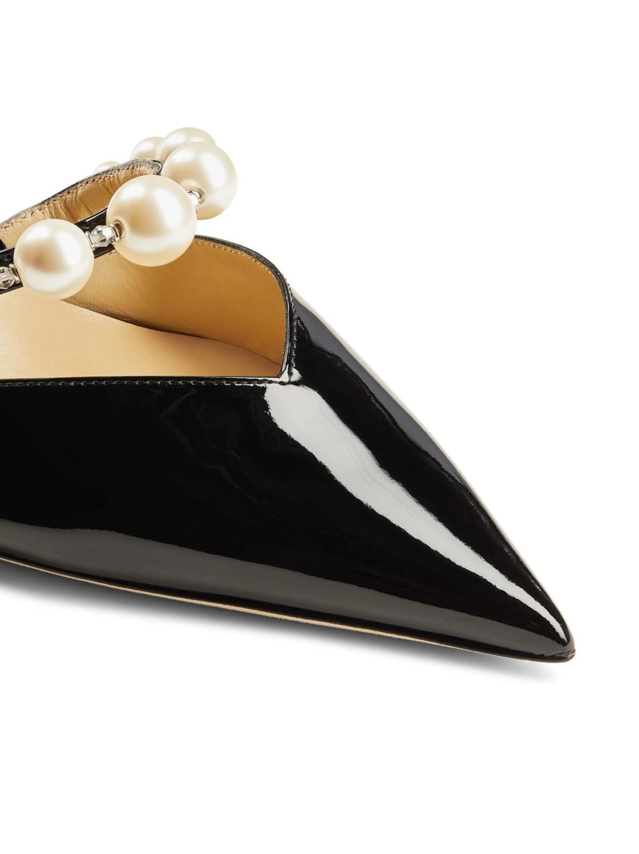Aurelie pearl-embellished pumps