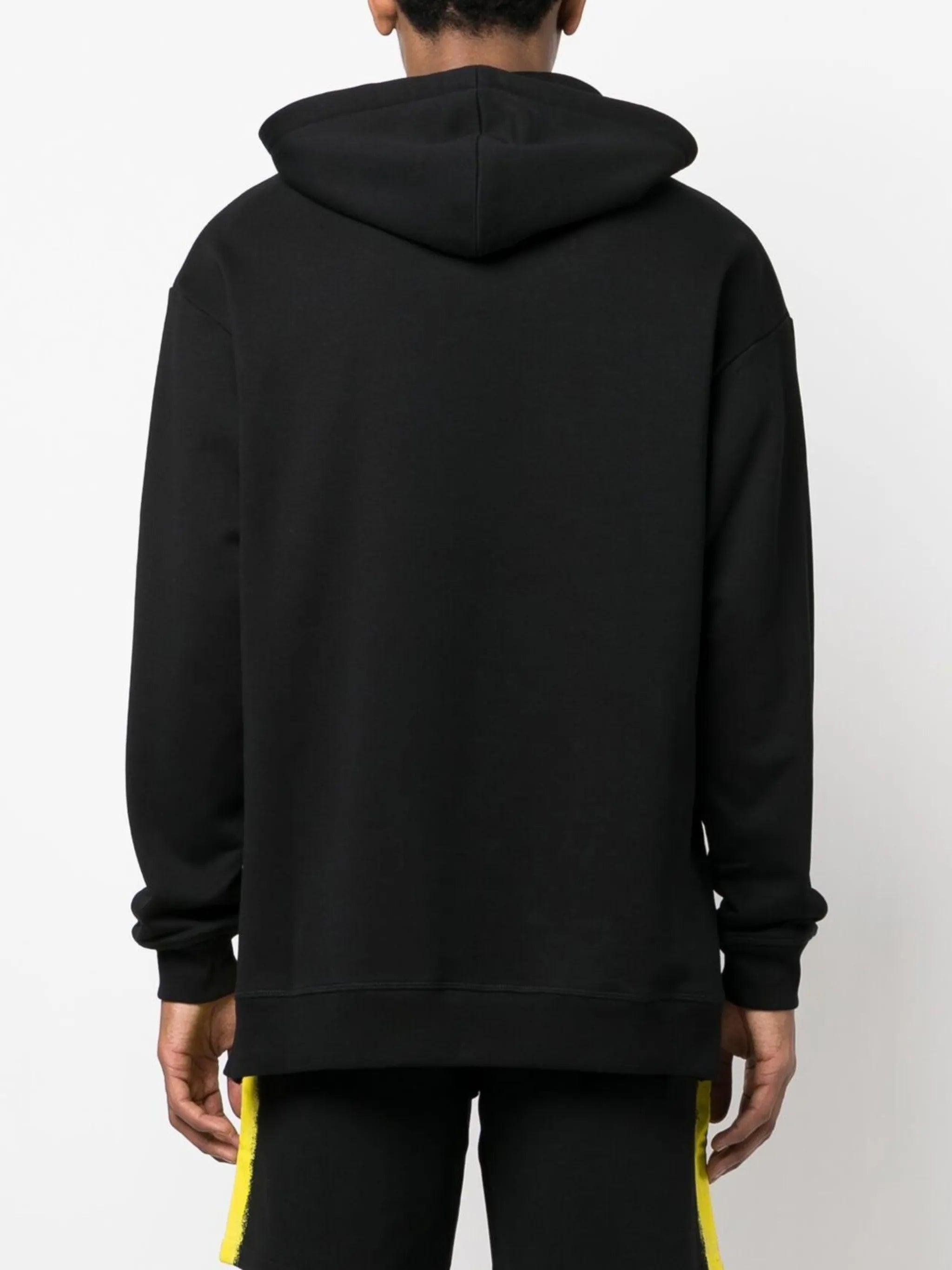 smile logo-print cotton hoodie