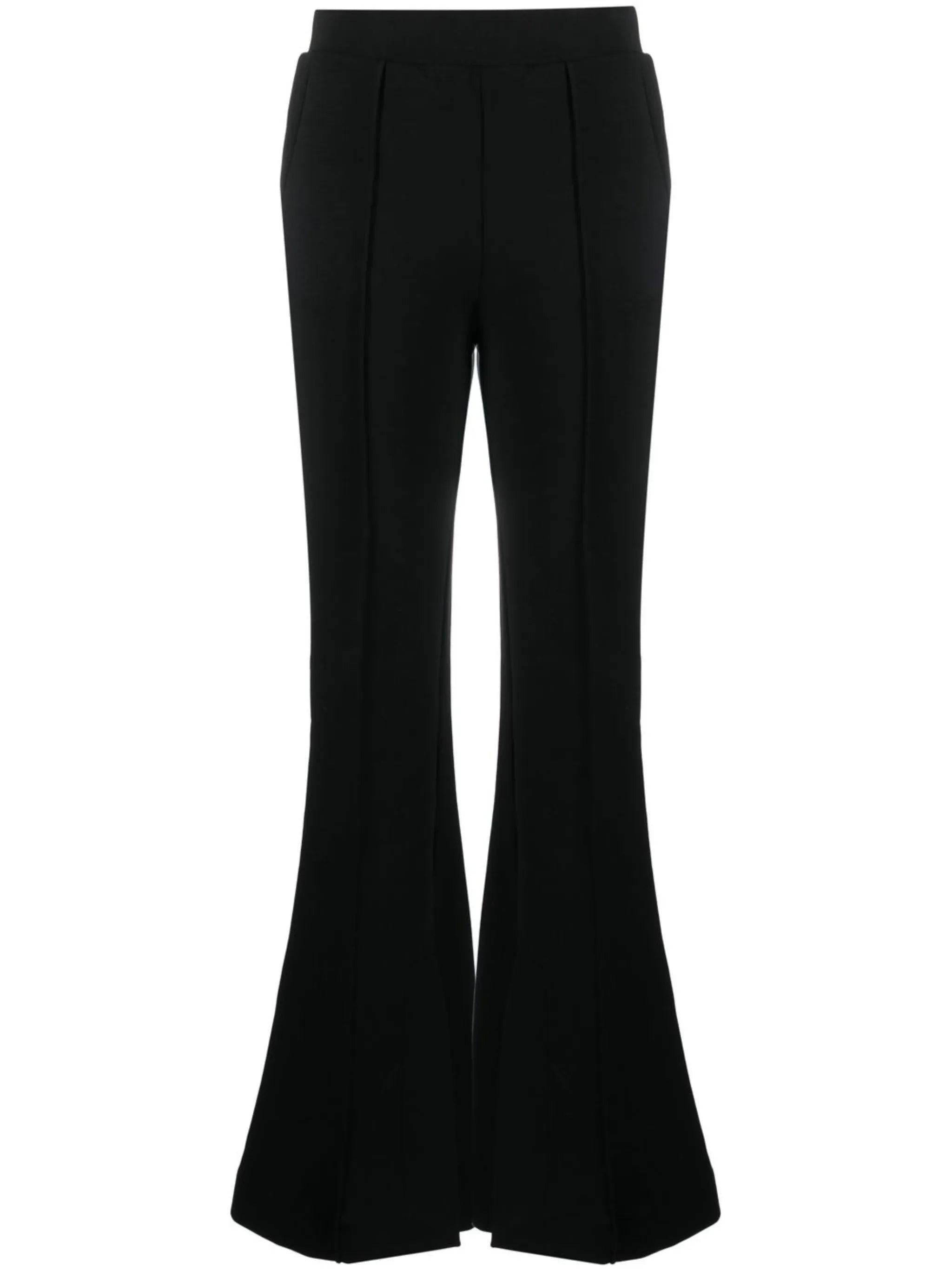 cropped flared trousers