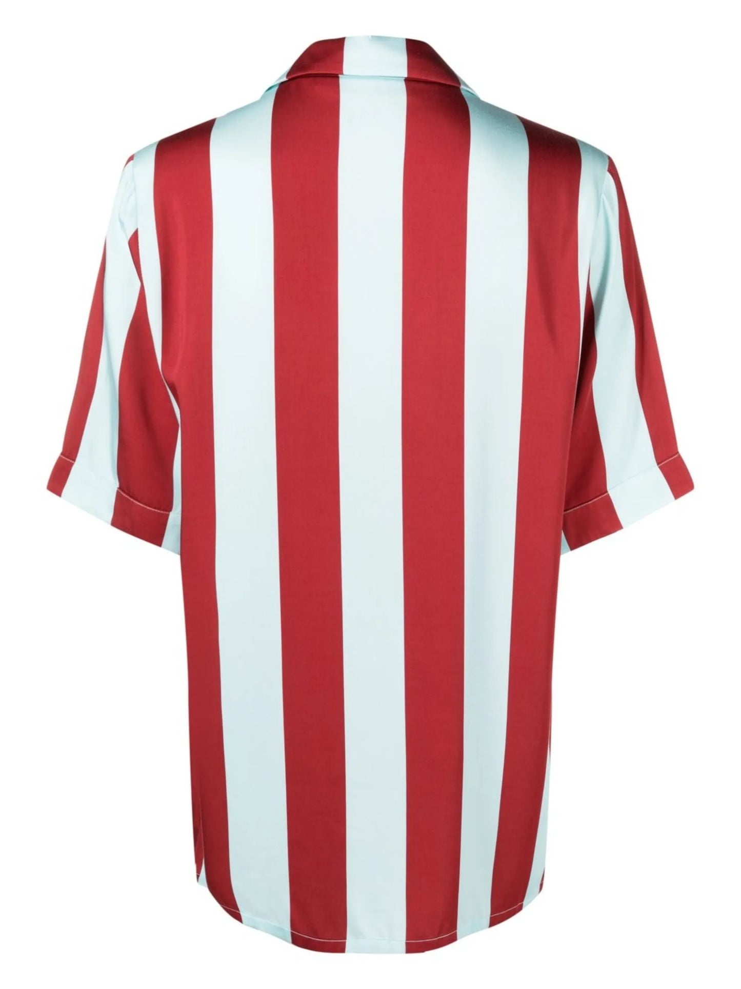 striped short-sleeve pajama shirt