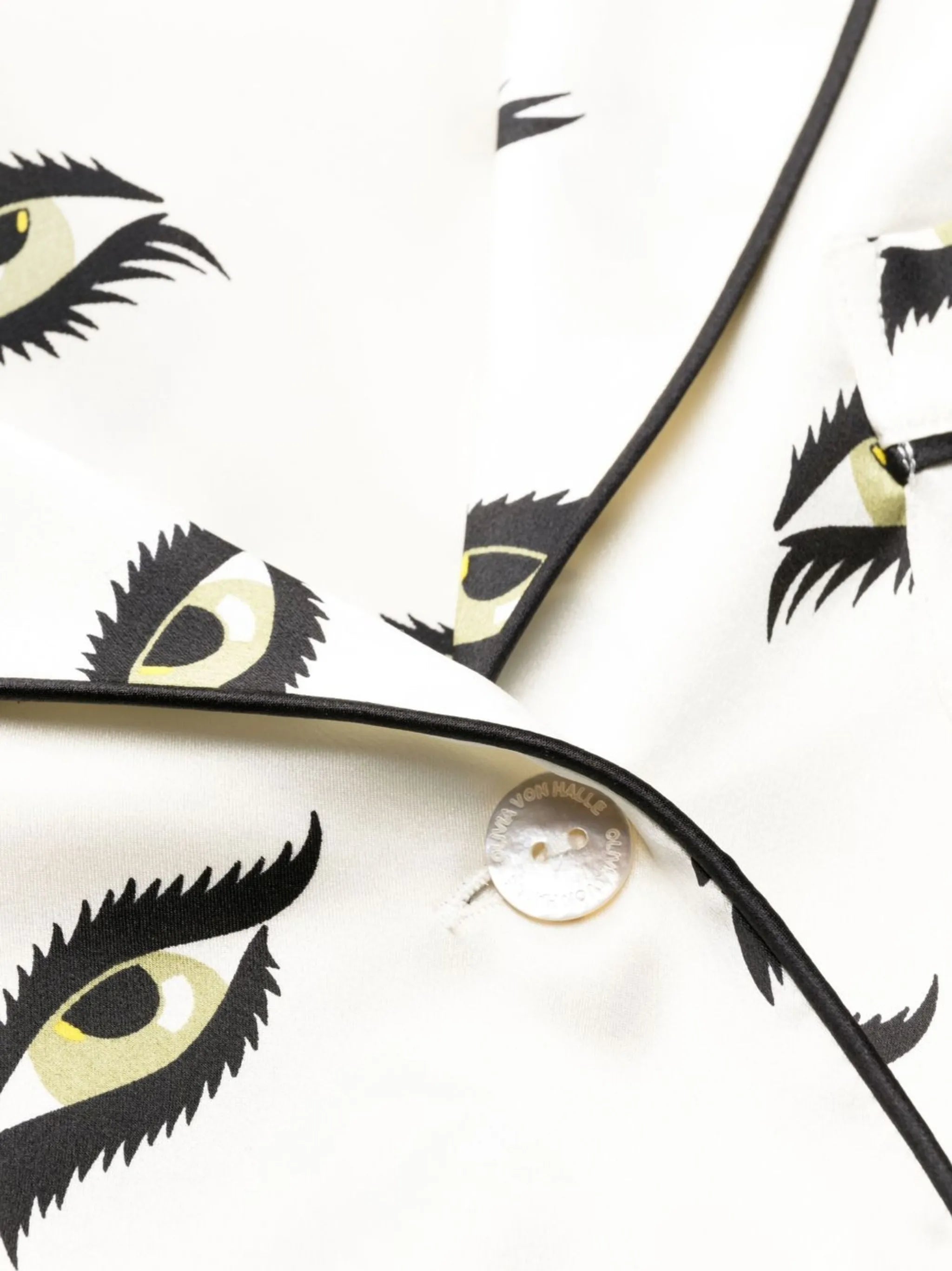 Lila eye-print pajama set