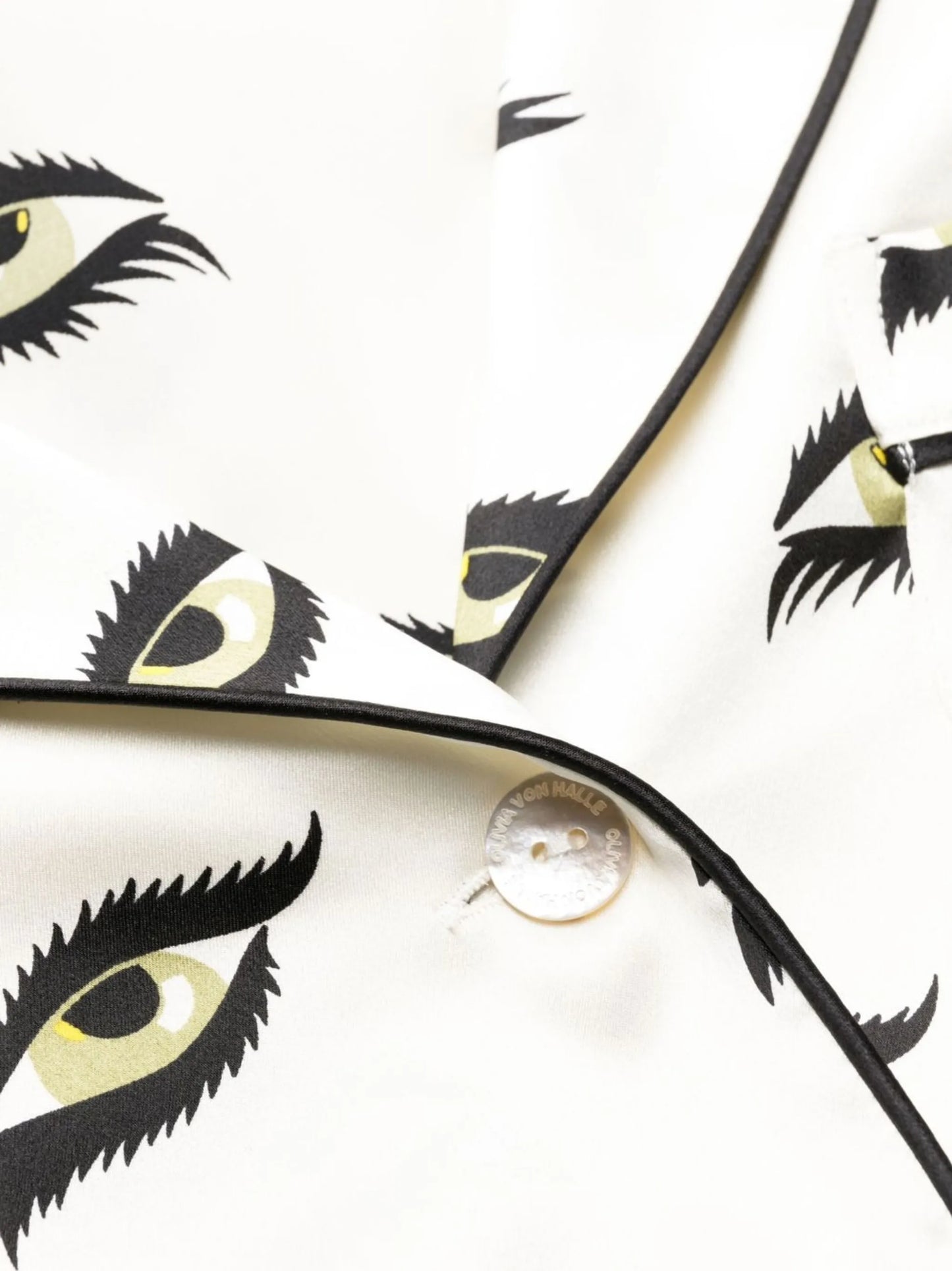 Lila eye-print pajama set