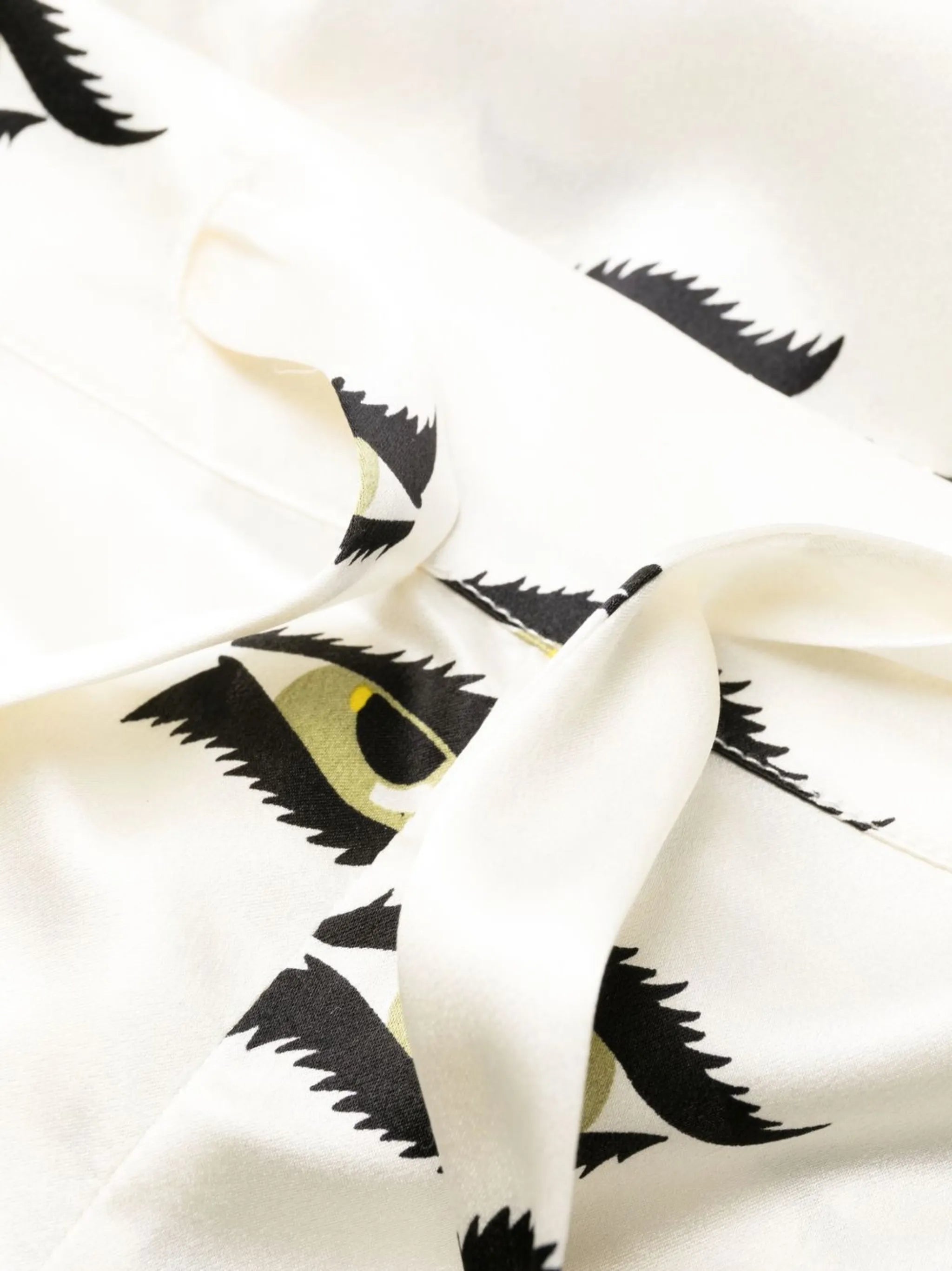 Lila eye-print pajama set