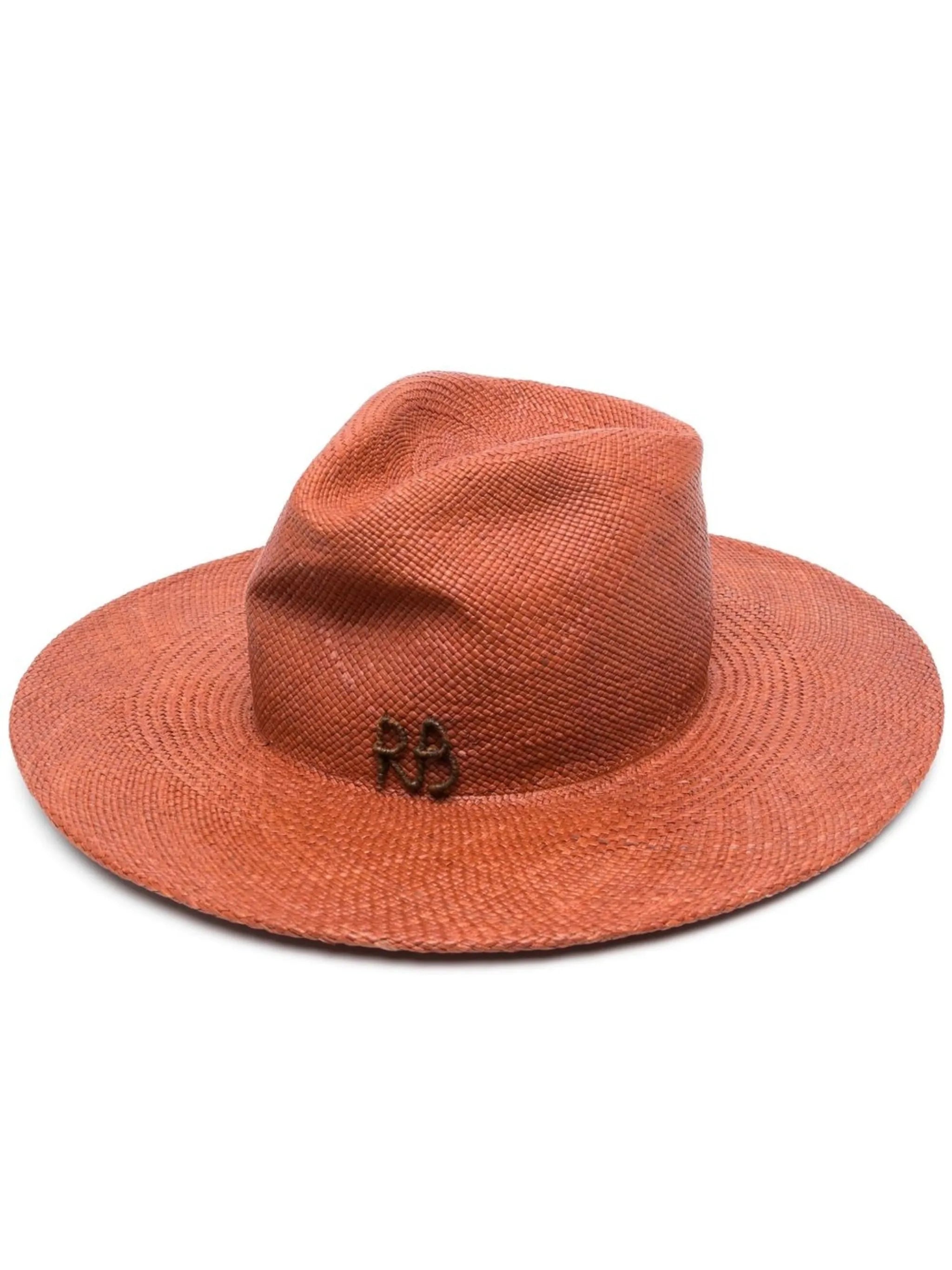 Monogram-Embellished Fedora Hat