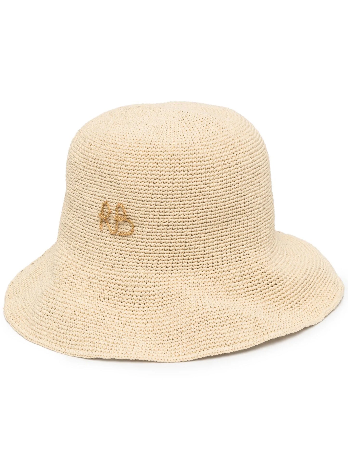 embroidered-logo bucket hat