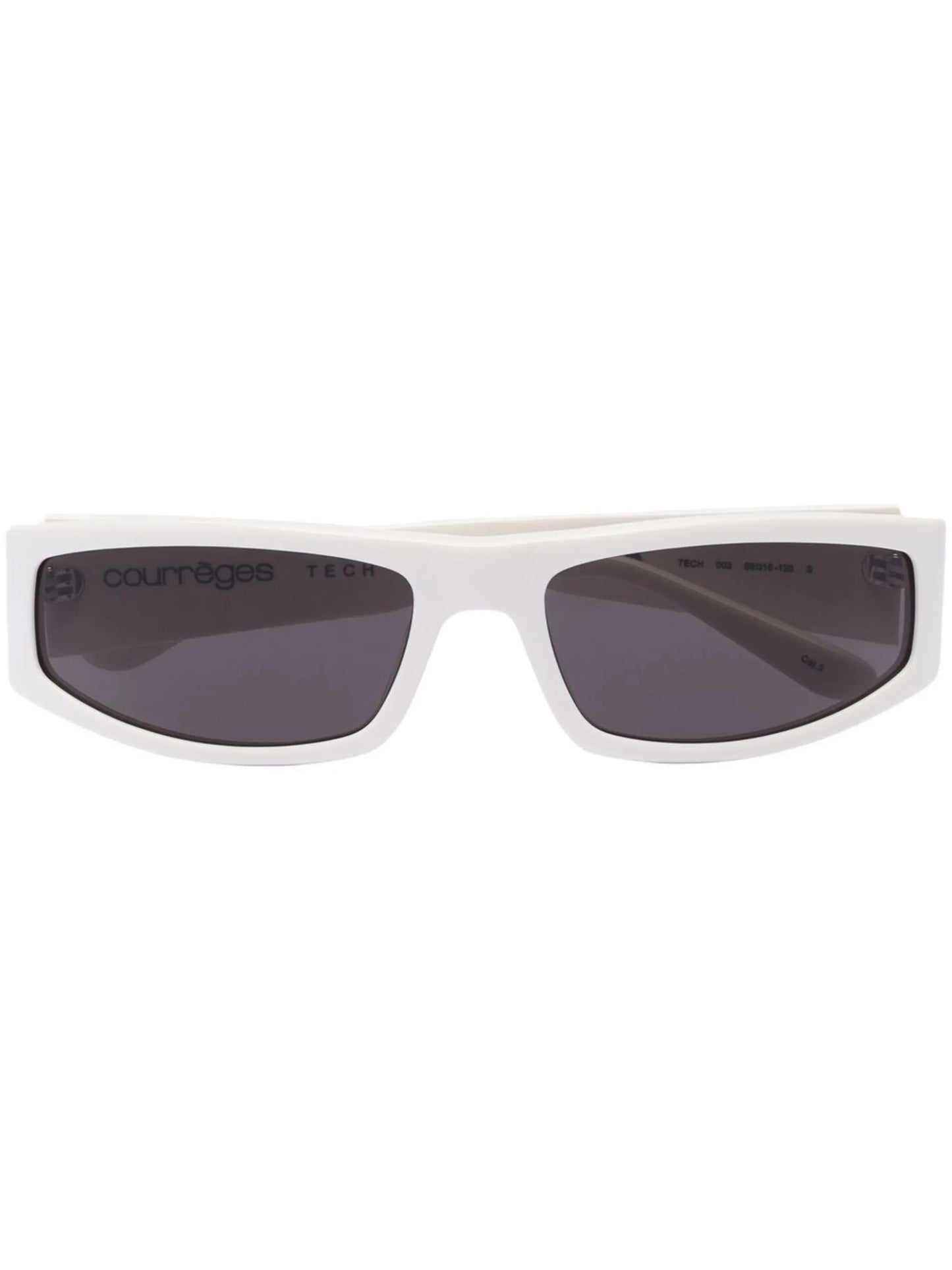 Techno rectangle-frame sunglasses