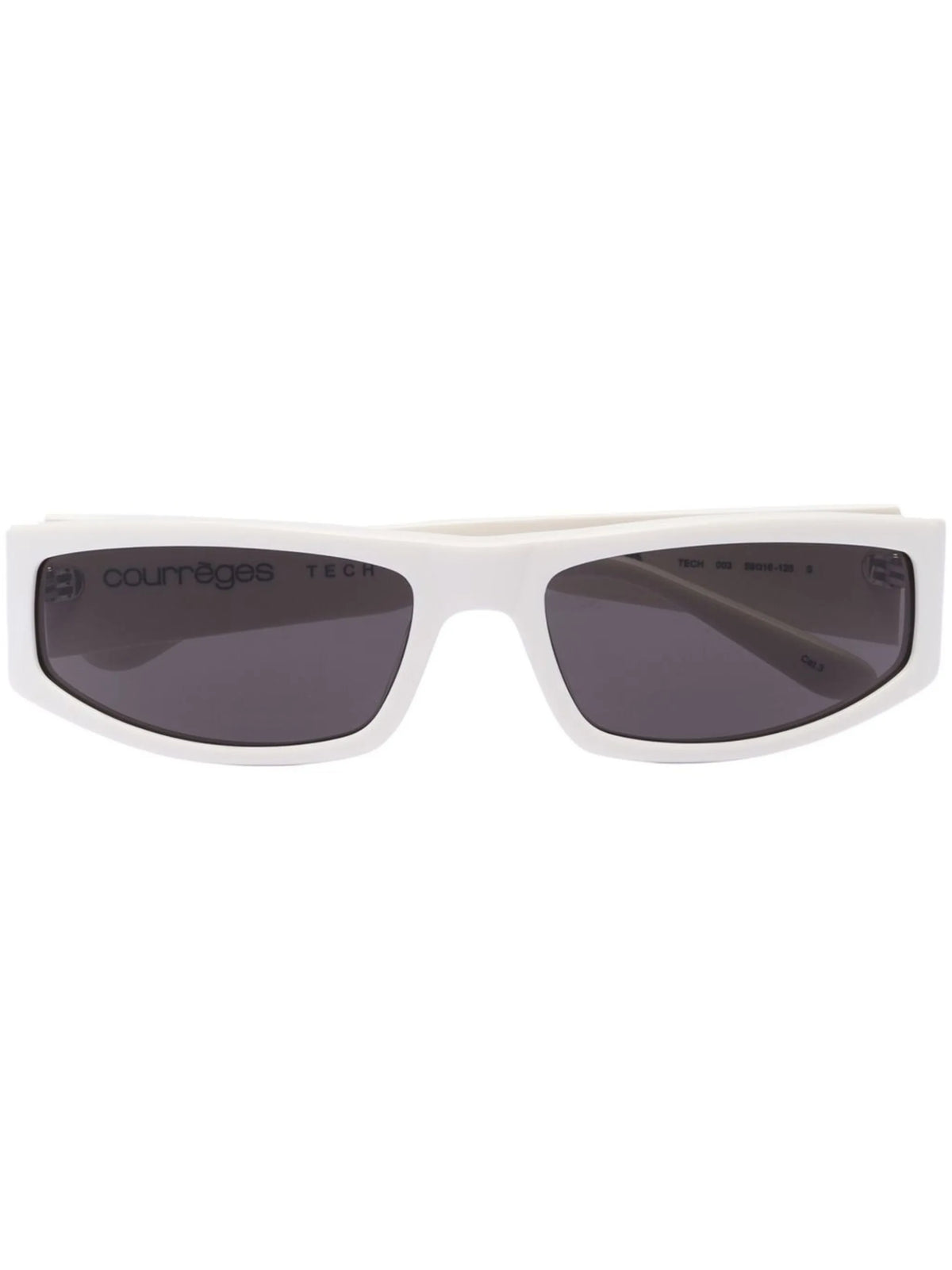 Techno rectangle-frame sunglasses