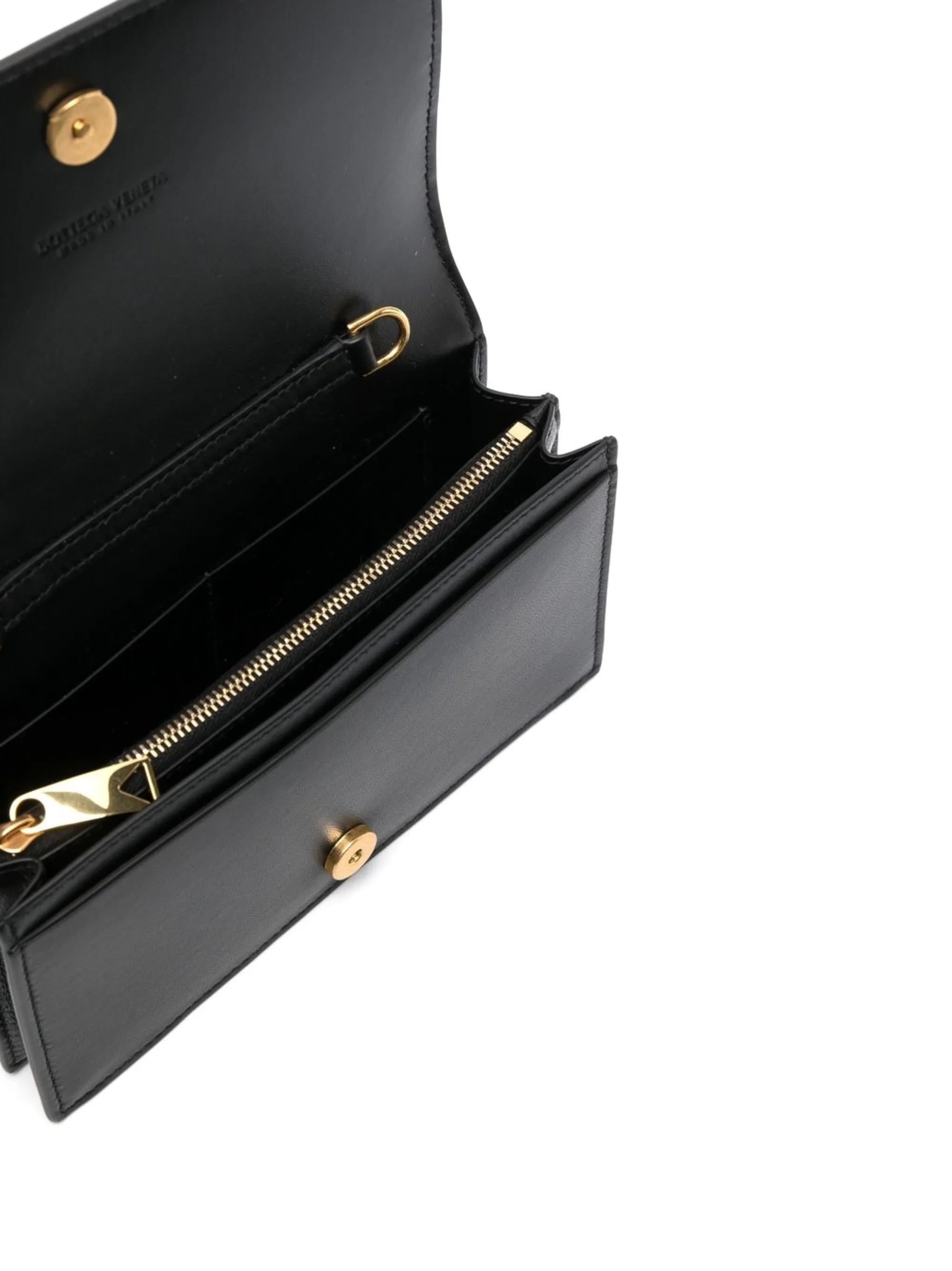 mini Intrecciato leather bag