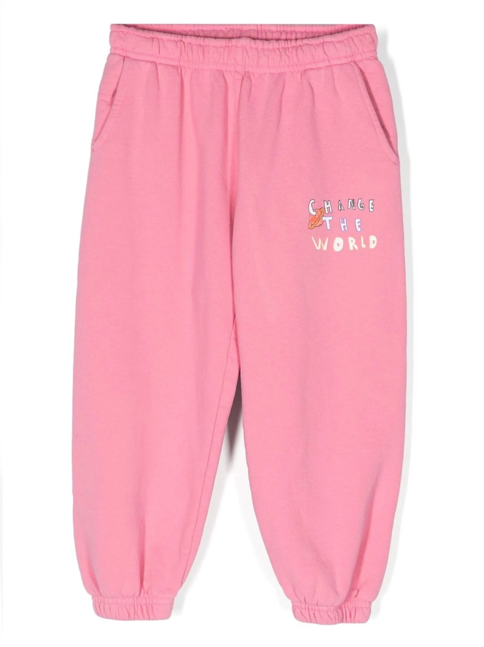 Space-print track pants