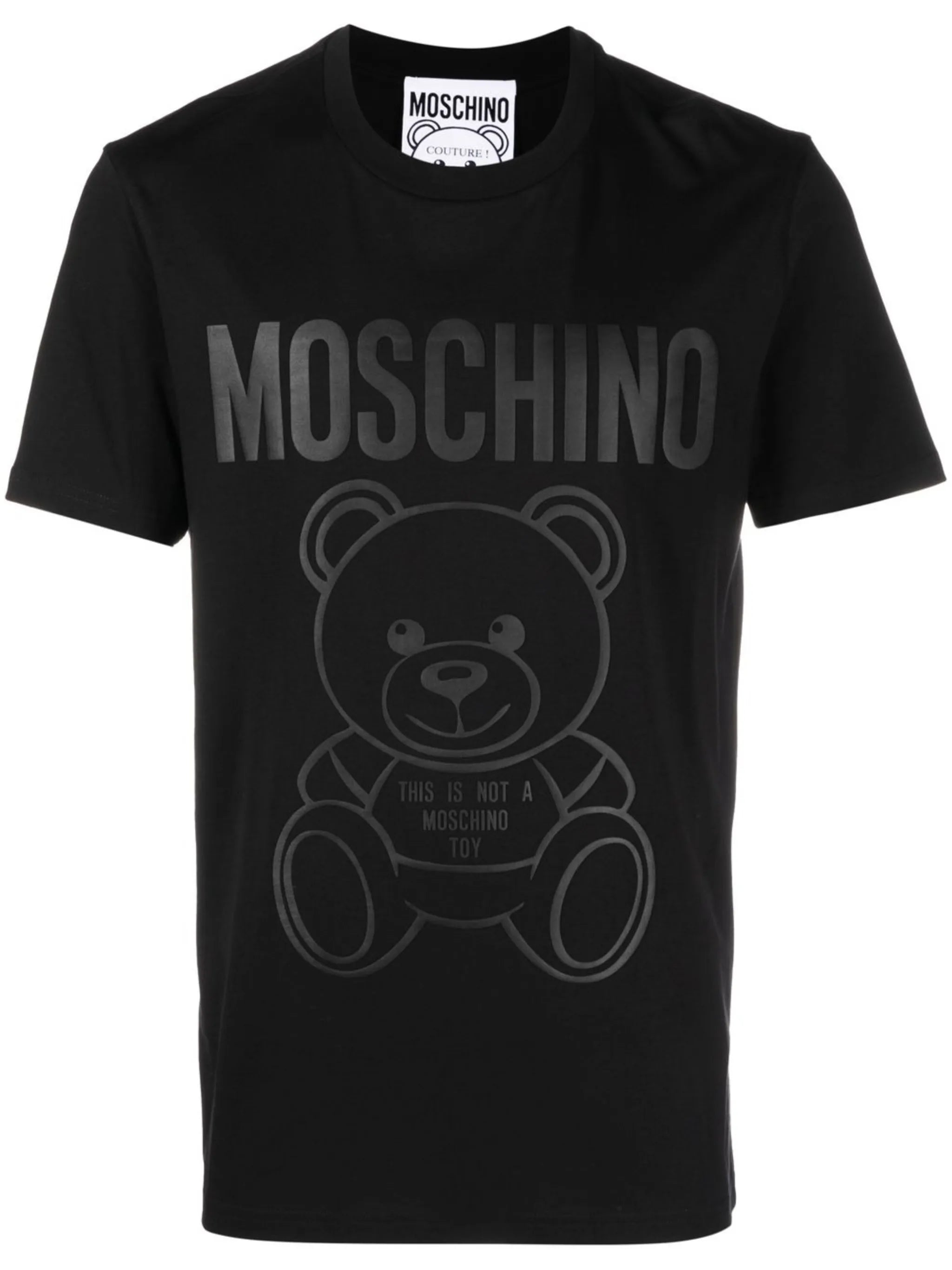 teddy logo-print cotton T-shirt