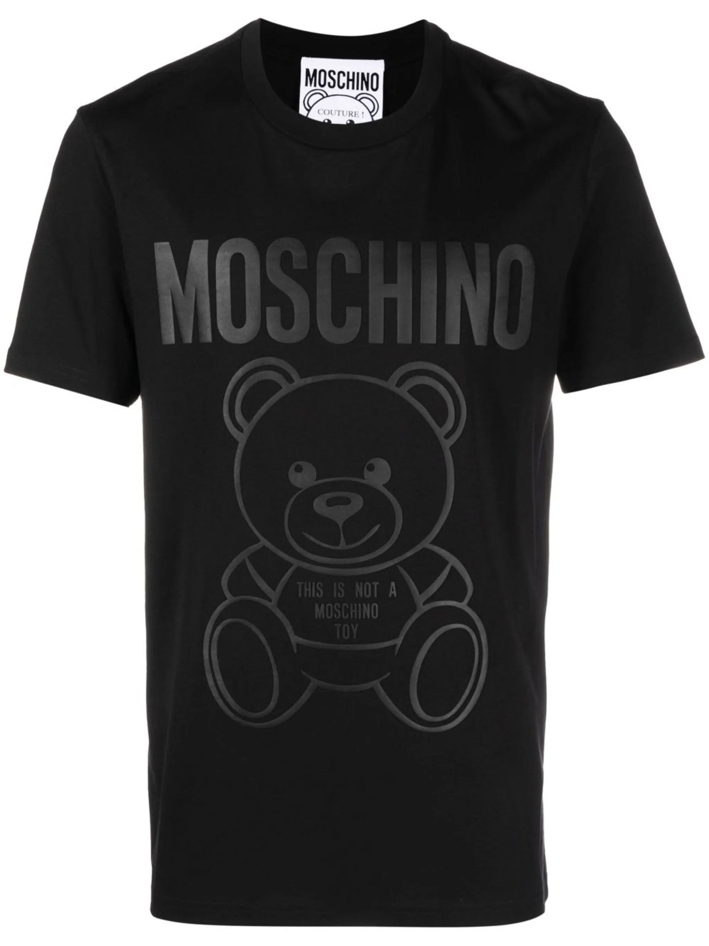 teddy logo-print cotton T-shirt