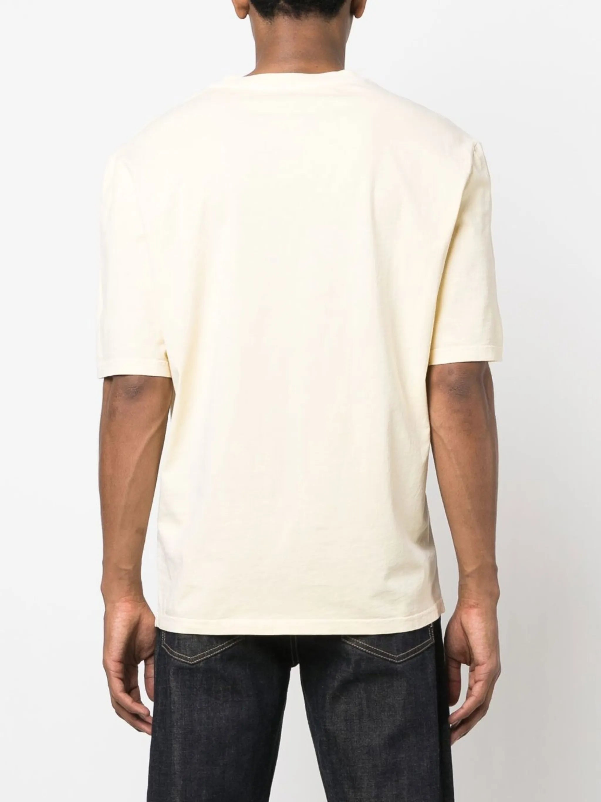 new wave logo cotton T-shirt