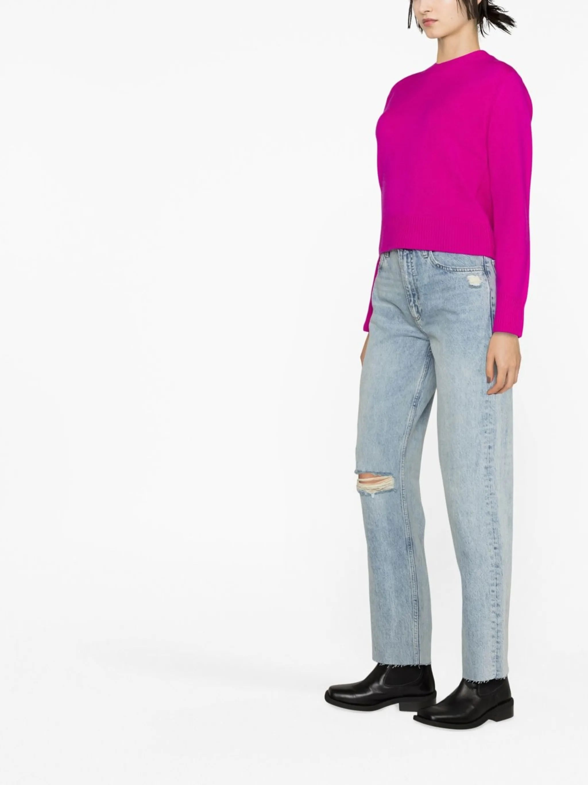 crew-neck cashmere jumper