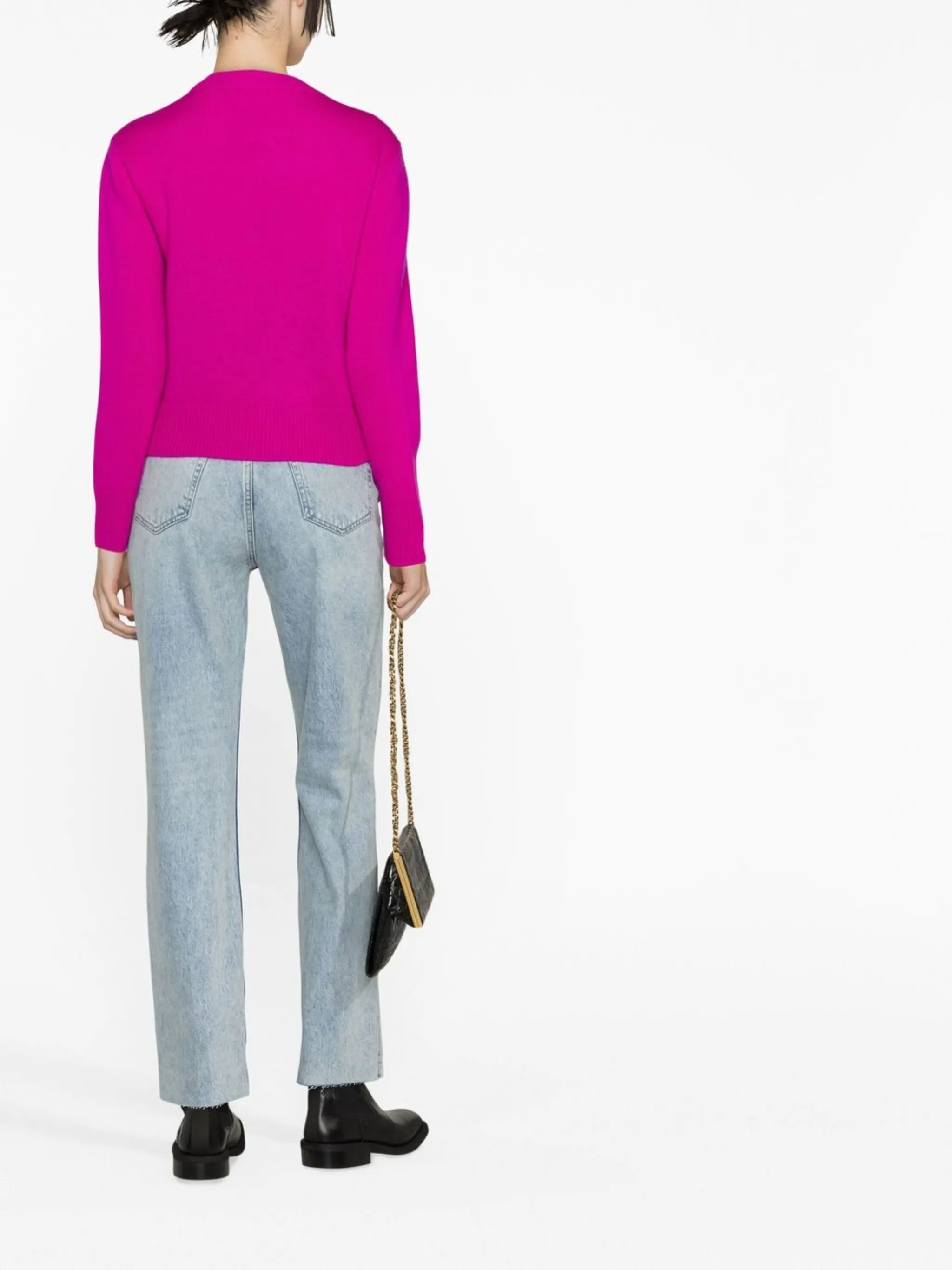 crew-neck cashmere jumper