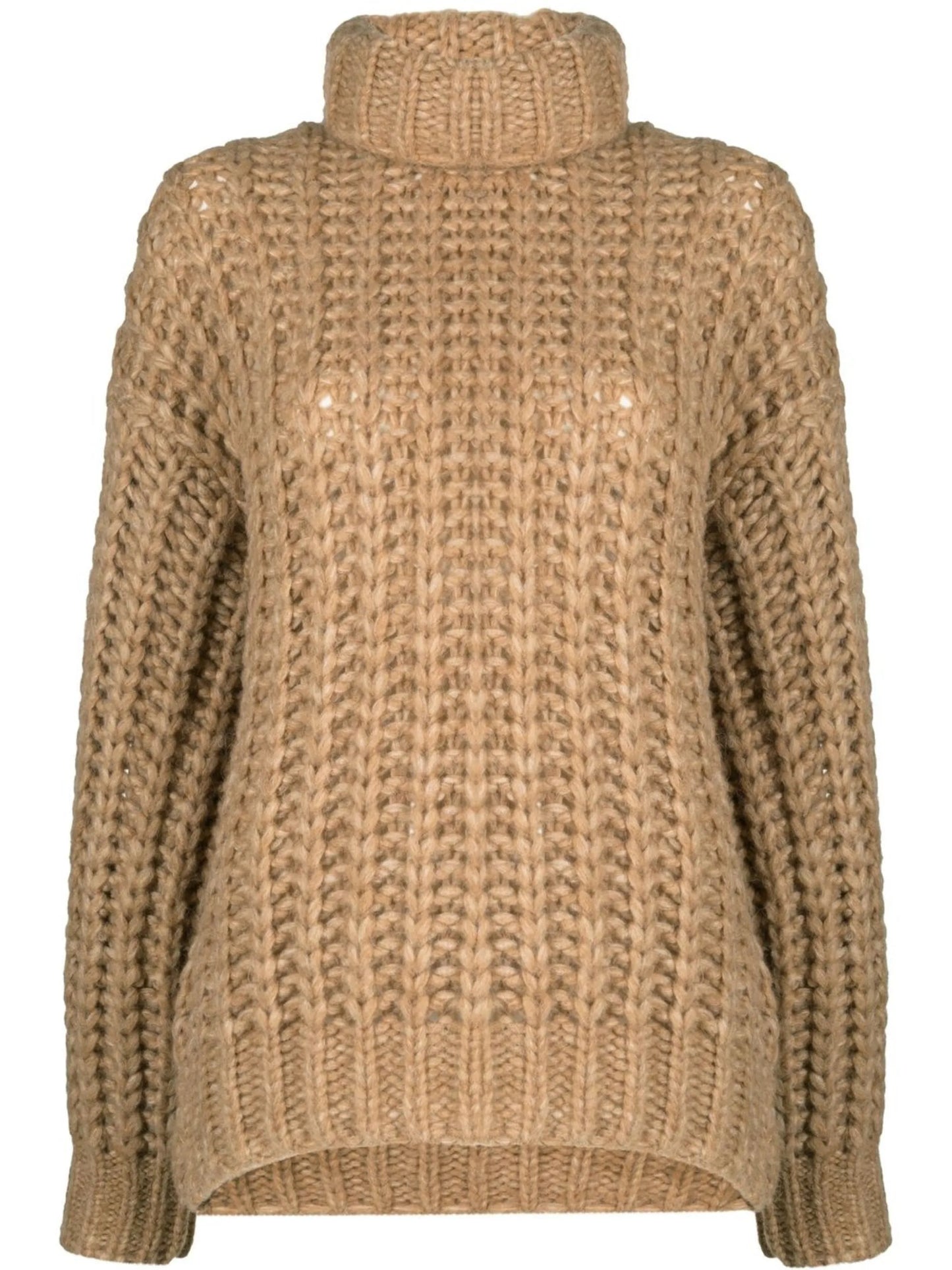 Iris roll-neck chunky knit jumper