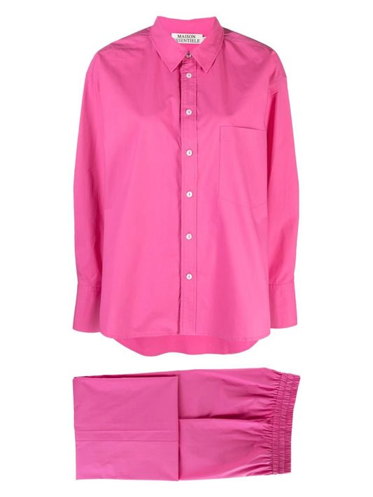 button down pyjama set