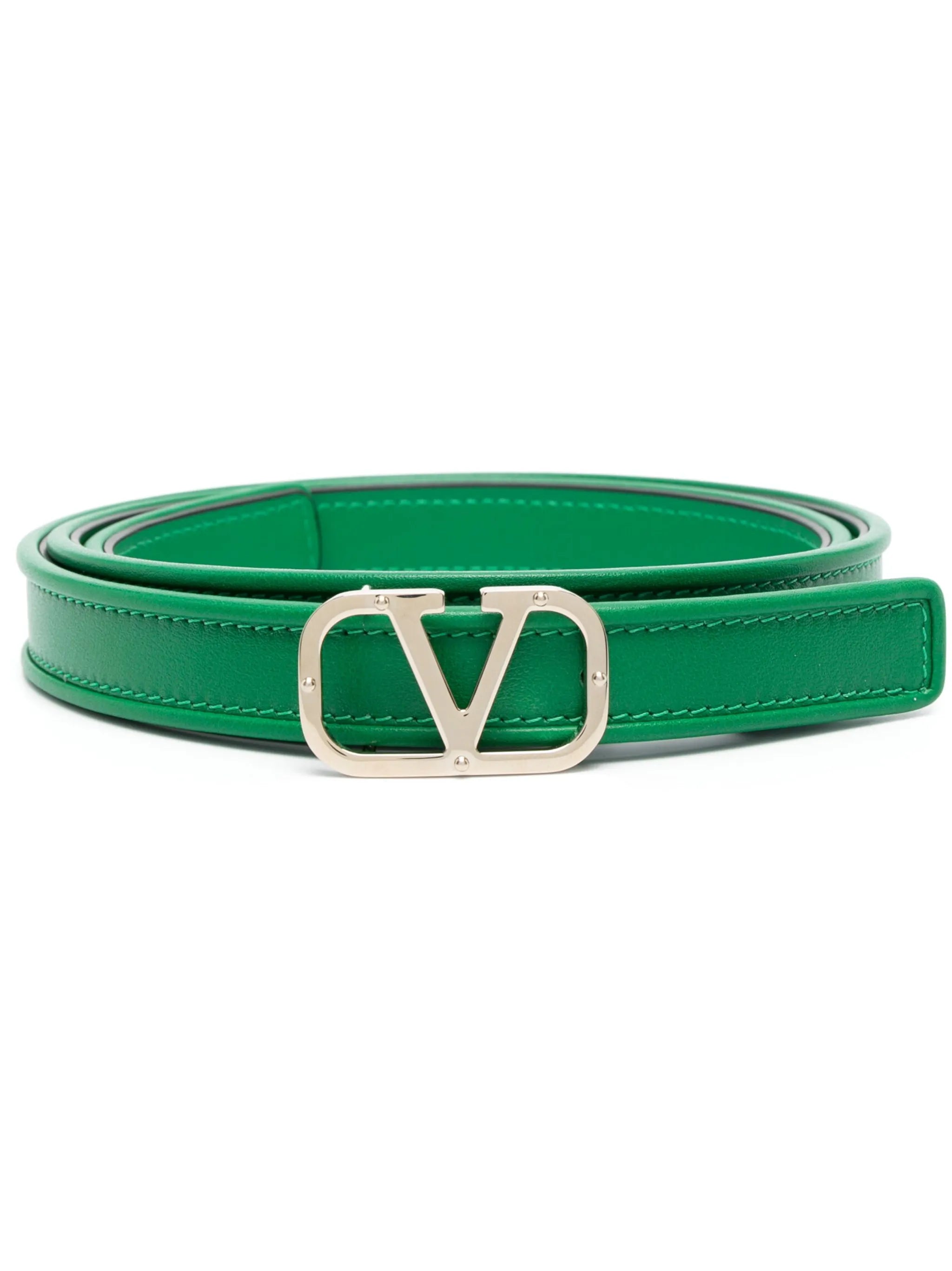 VLogo Signature leather belt