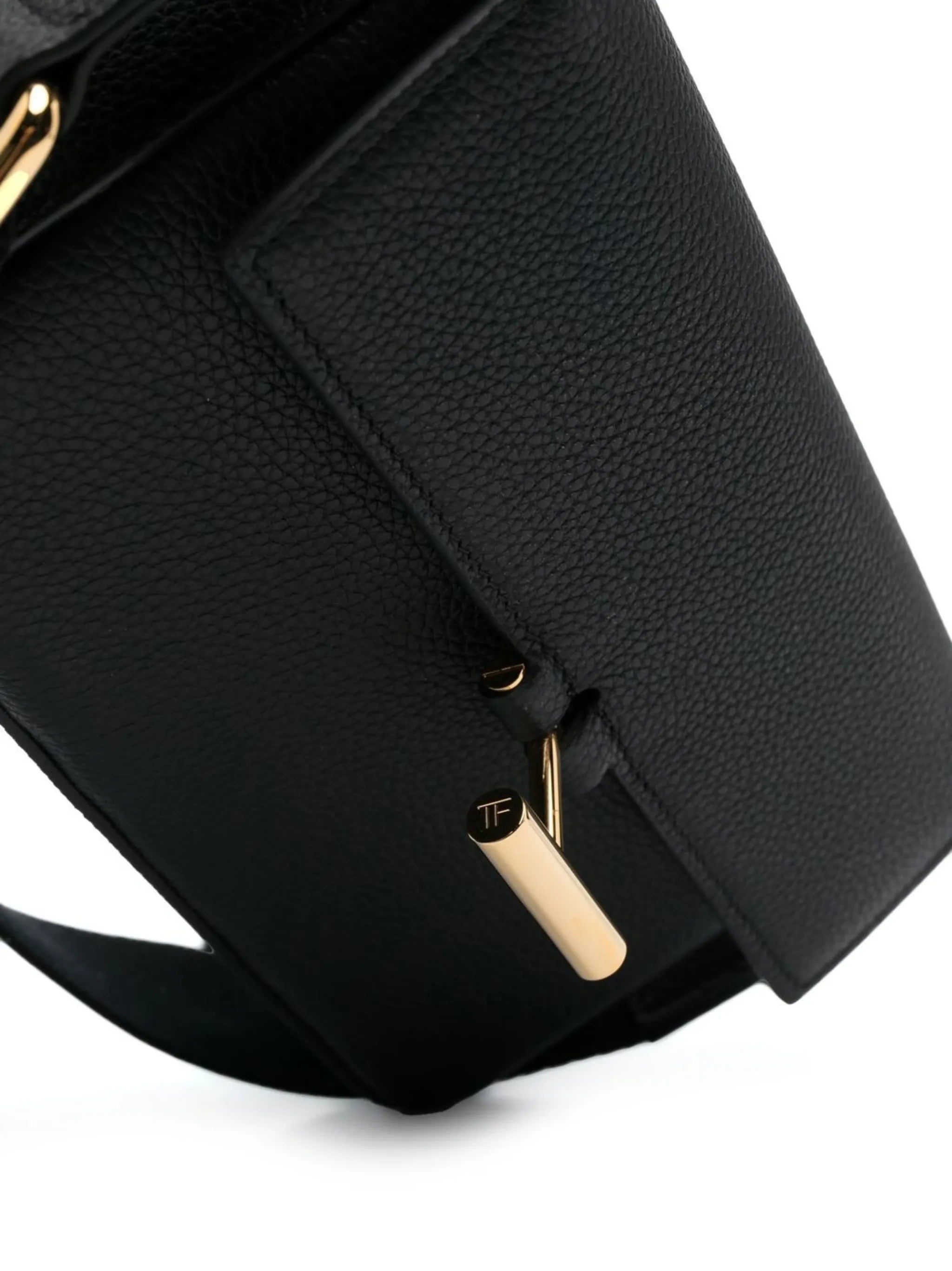 pebbled-leather mini bag