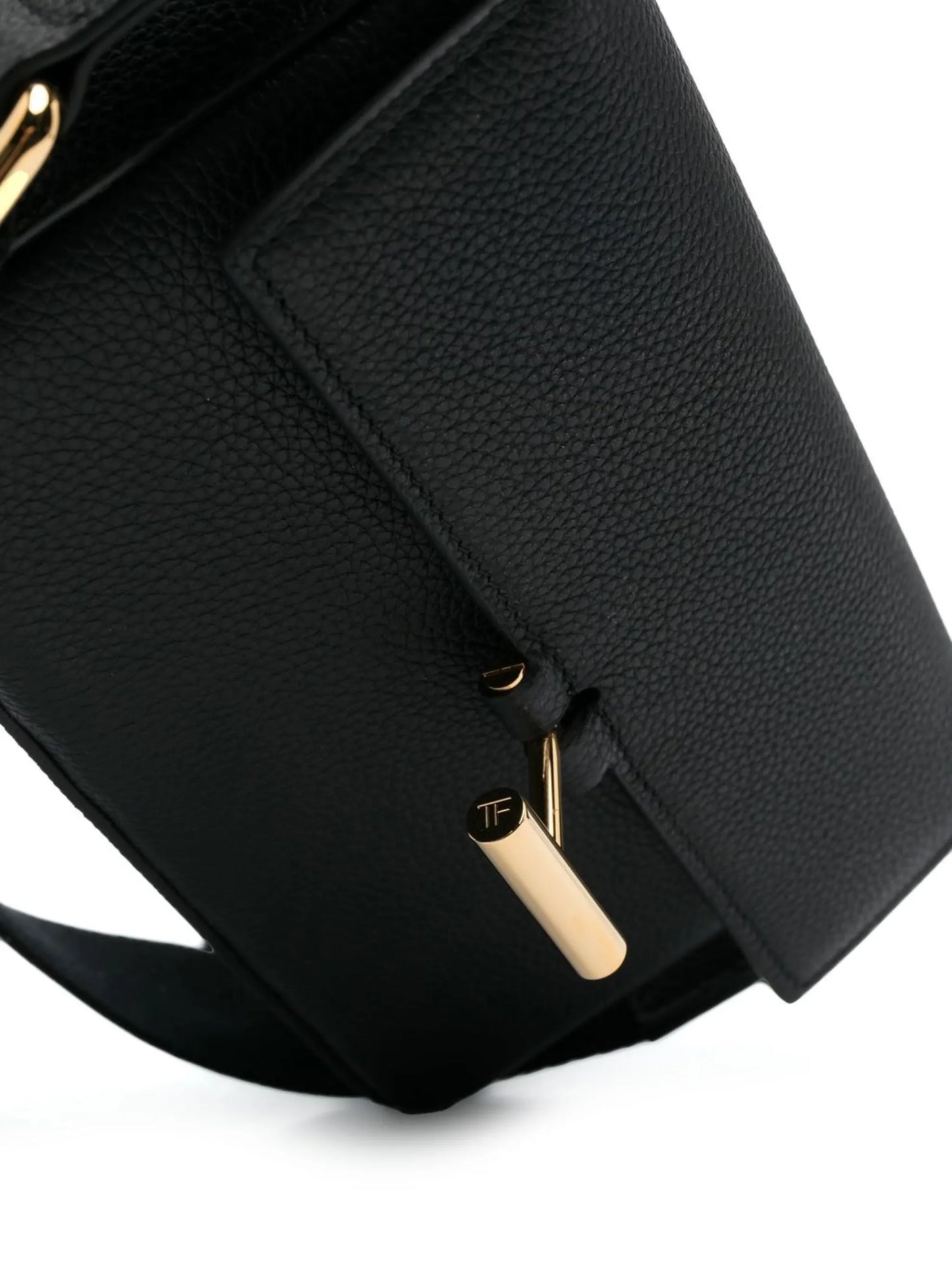 pebbled-leather mini bag