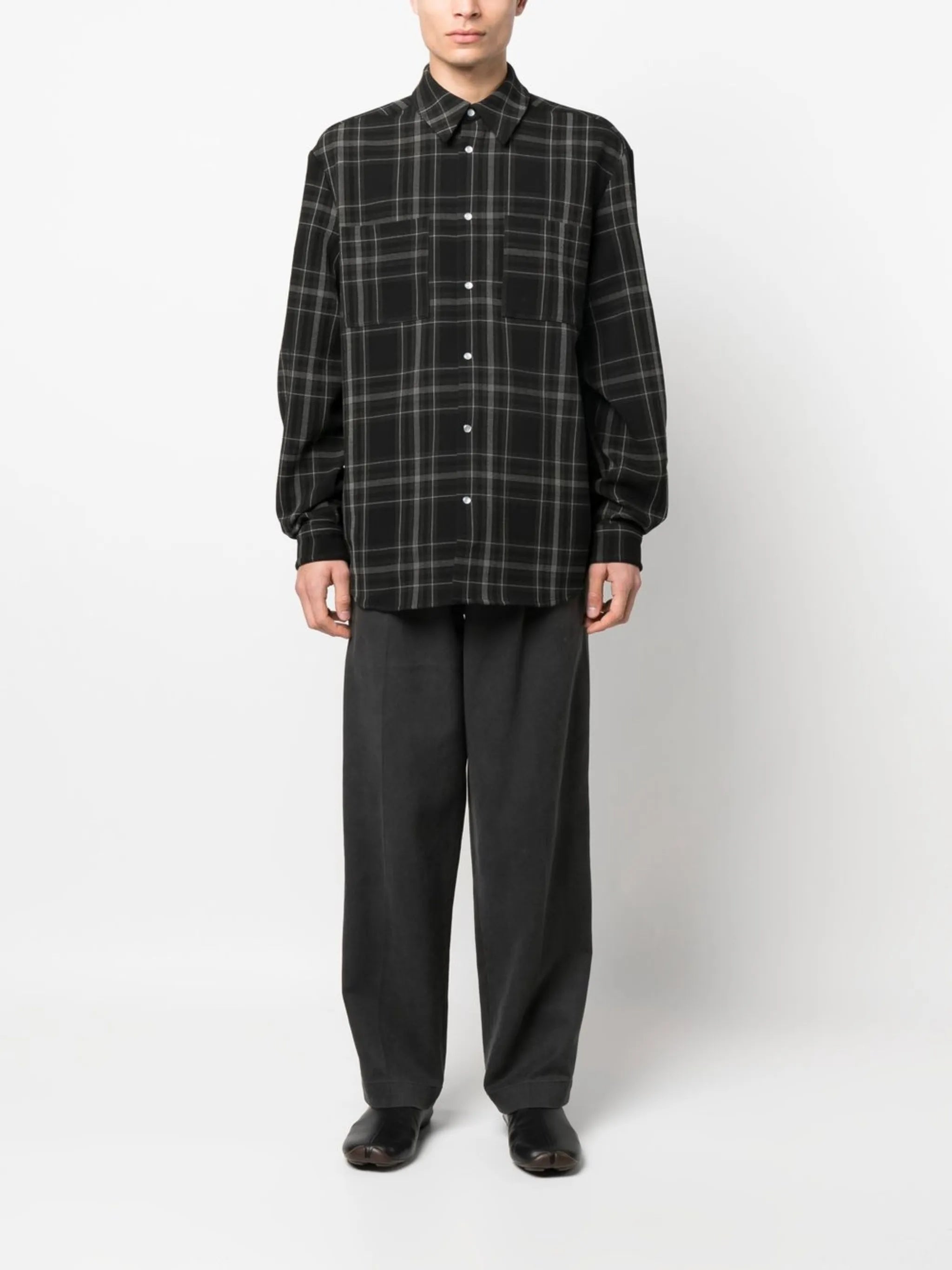 Elja check-pattern shirt