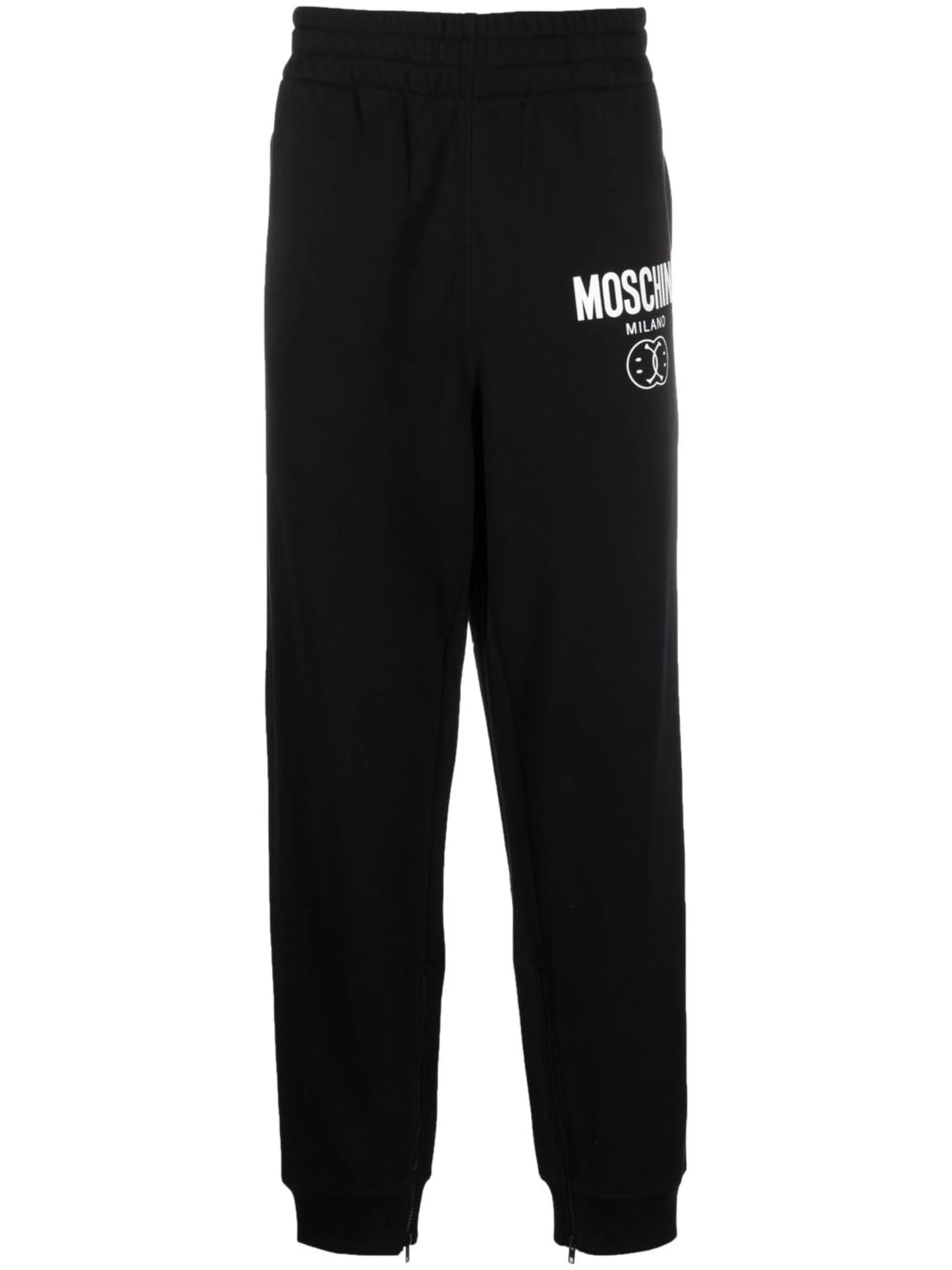 smile logo cotton track trousers