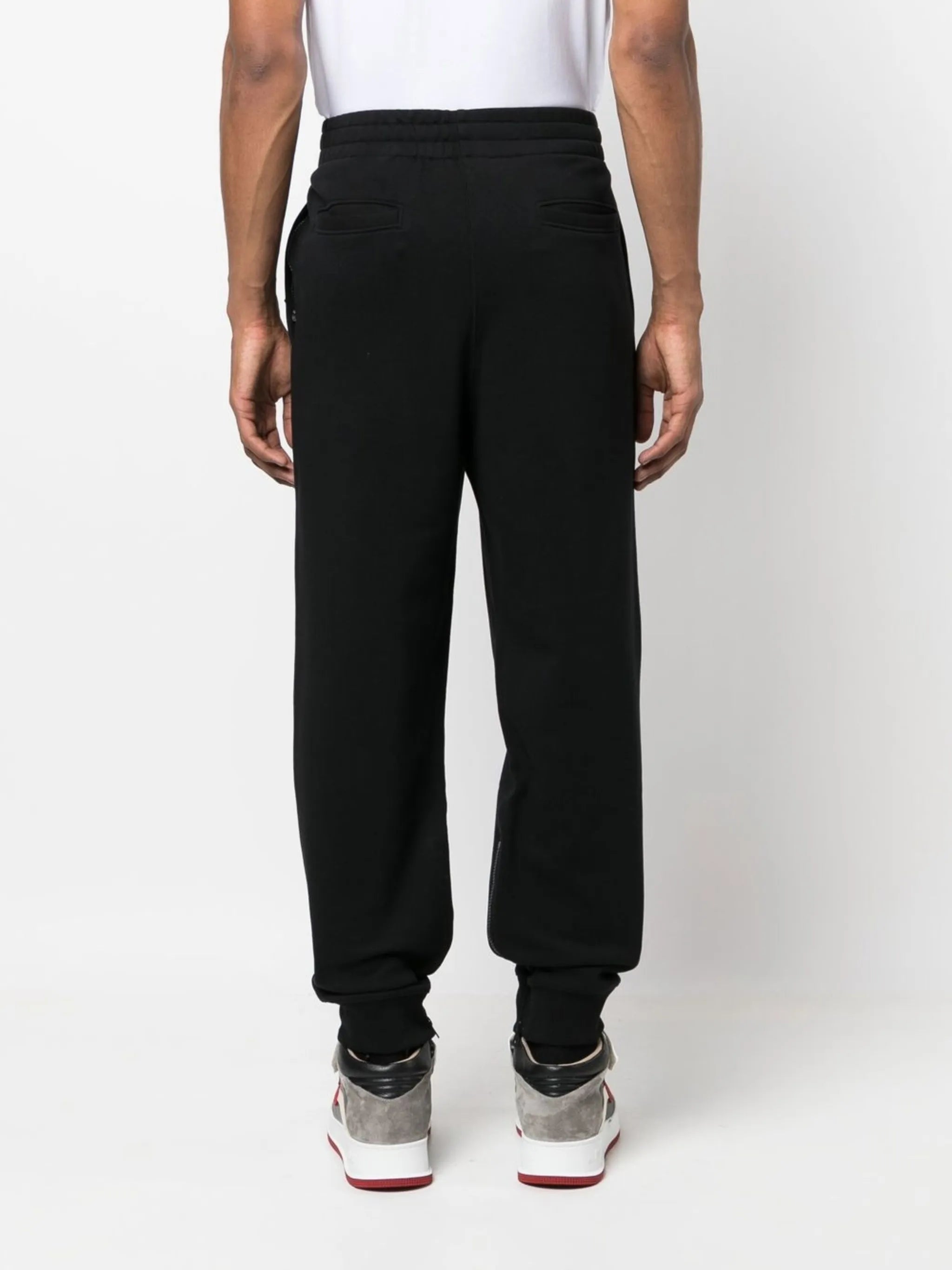 smile logo cotton track trousers