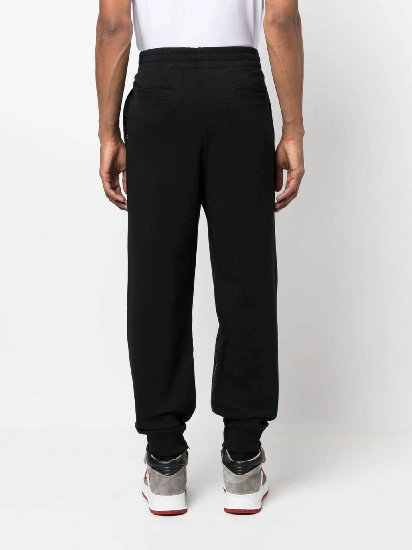 smile logo cotton track trousers
