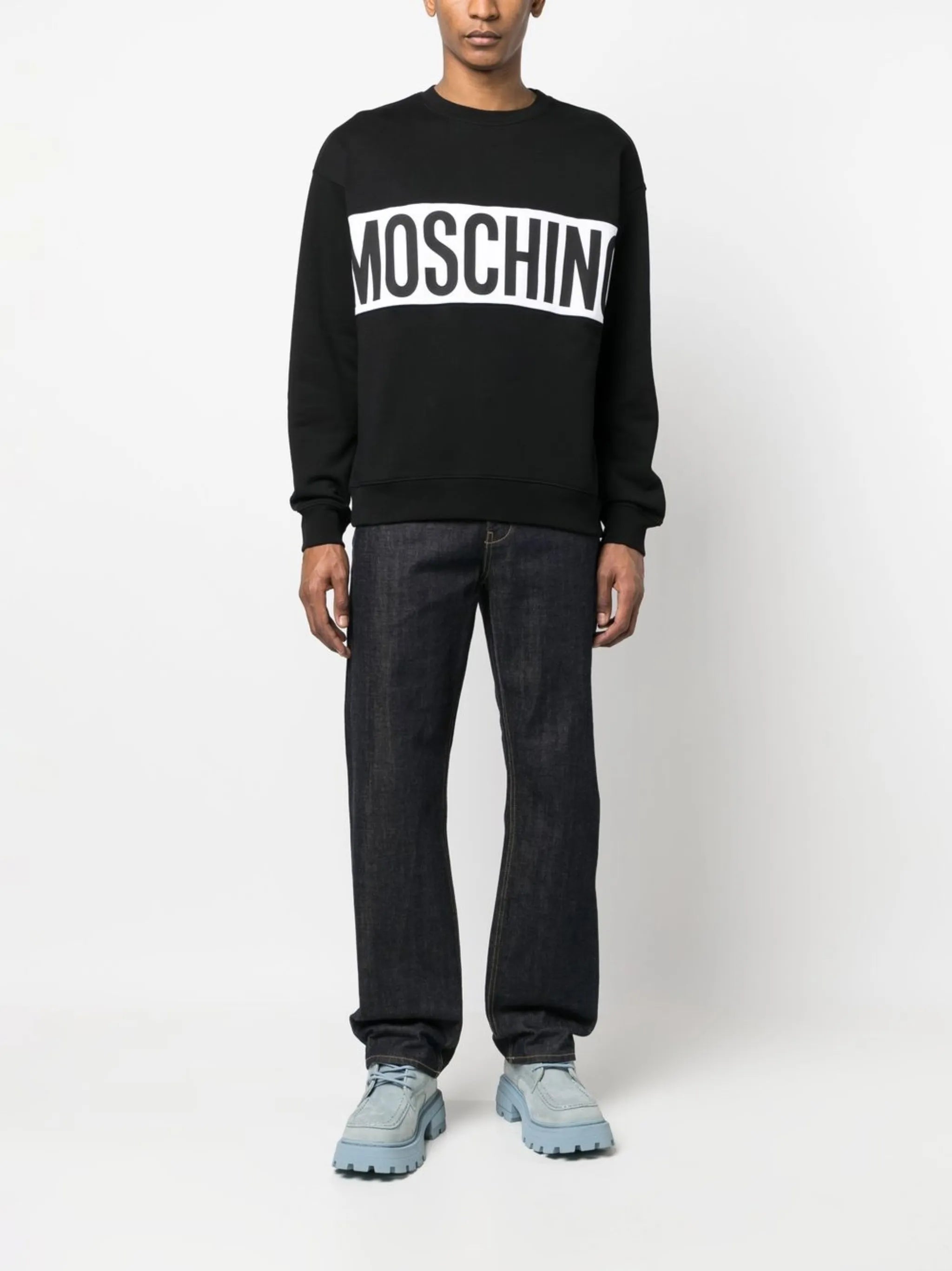 logo-print cotton sweatshirt