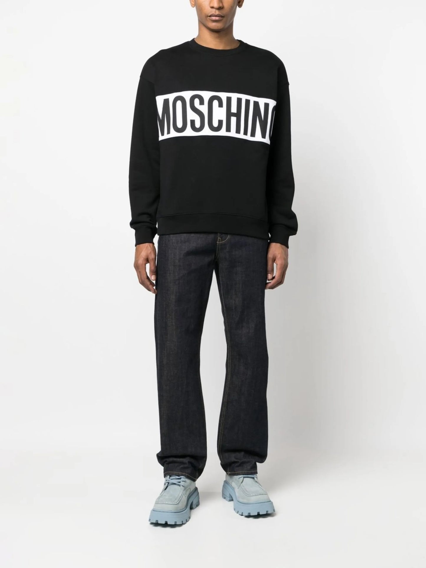 logo-print cotton sweatshirt