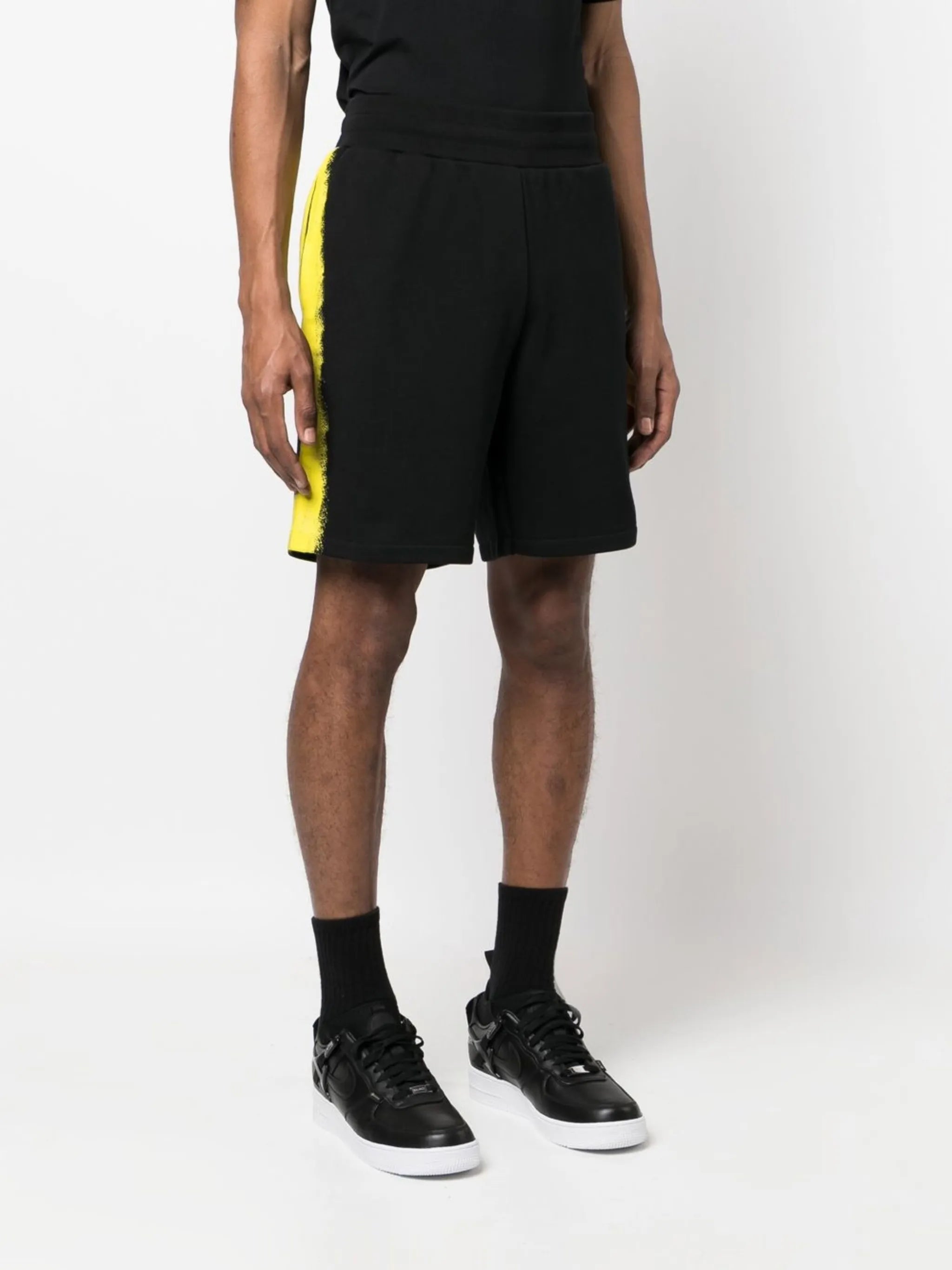 fantasy-print track shorts