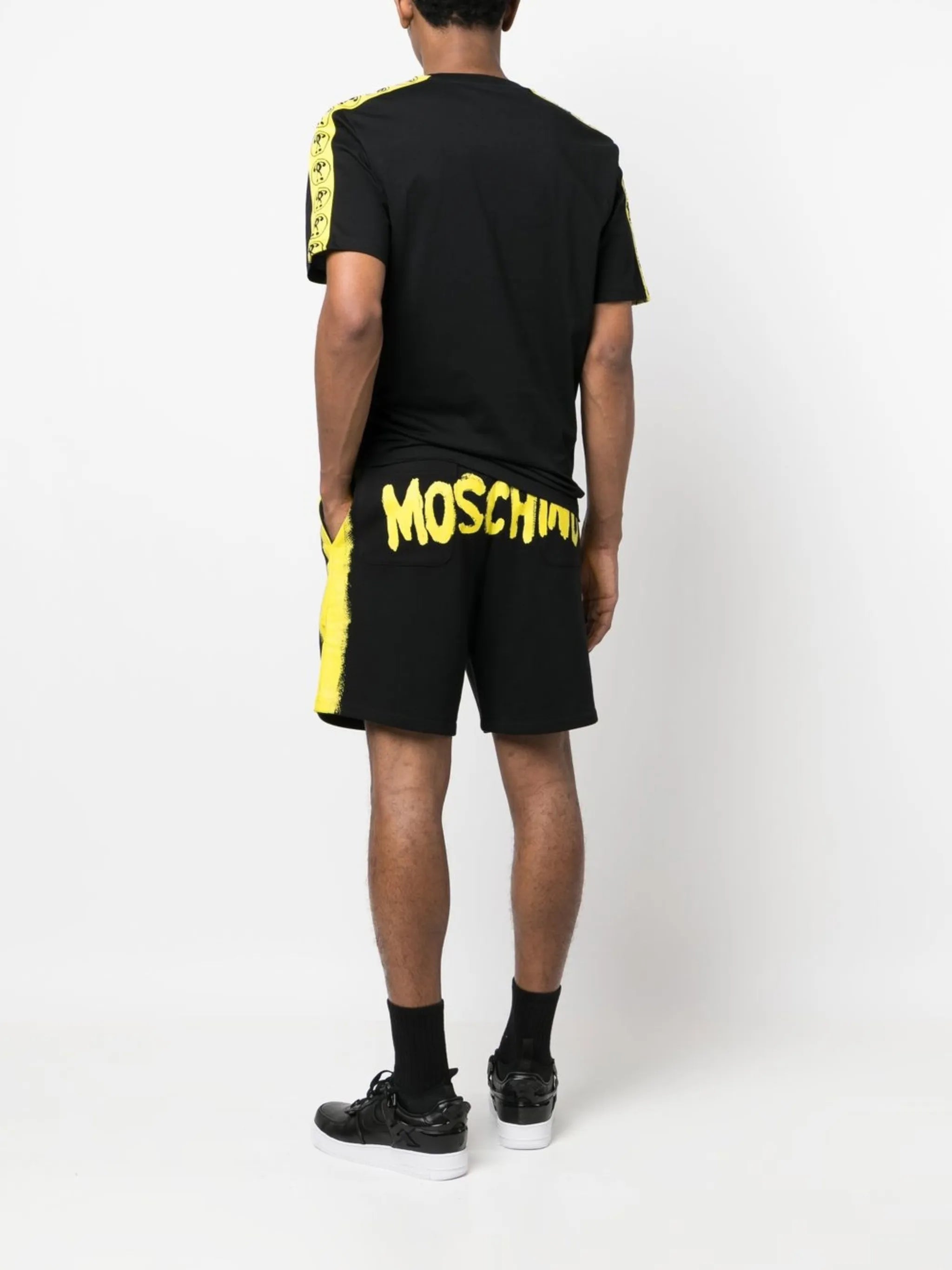 fantasy-print track shorts