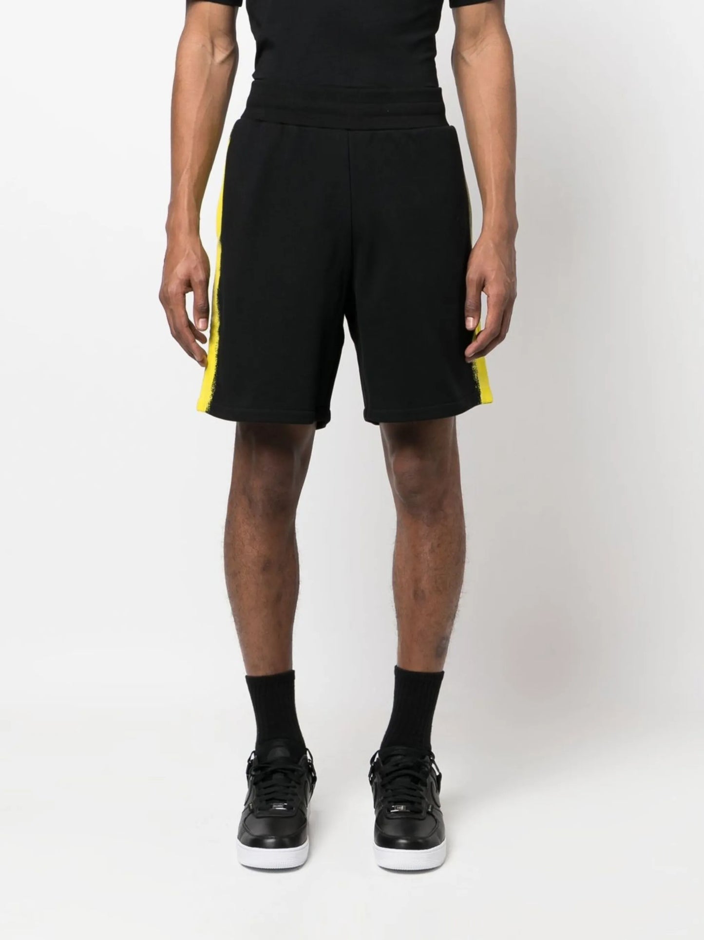 fantasy-print track shorts