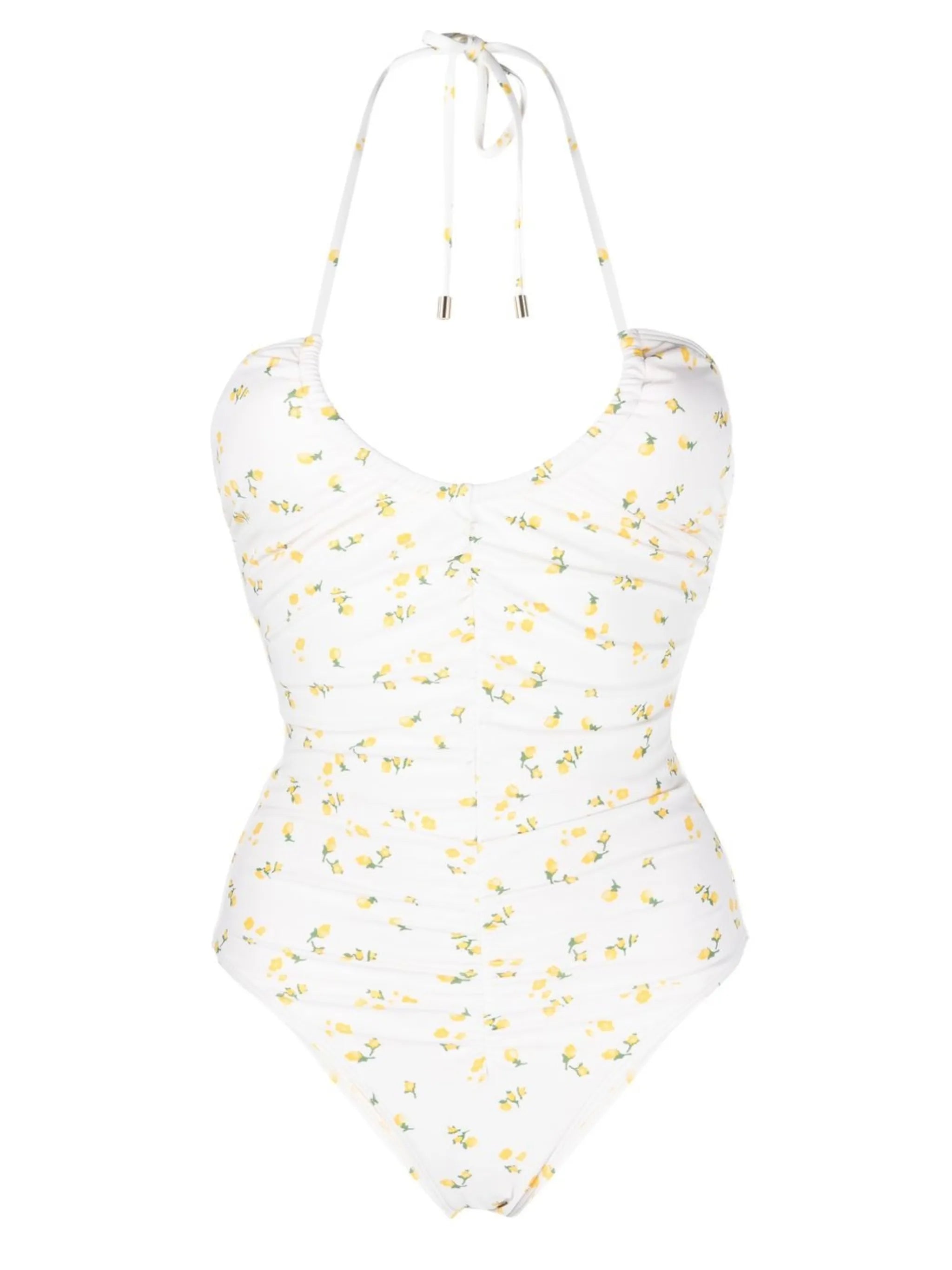 peony ruched swimsuit