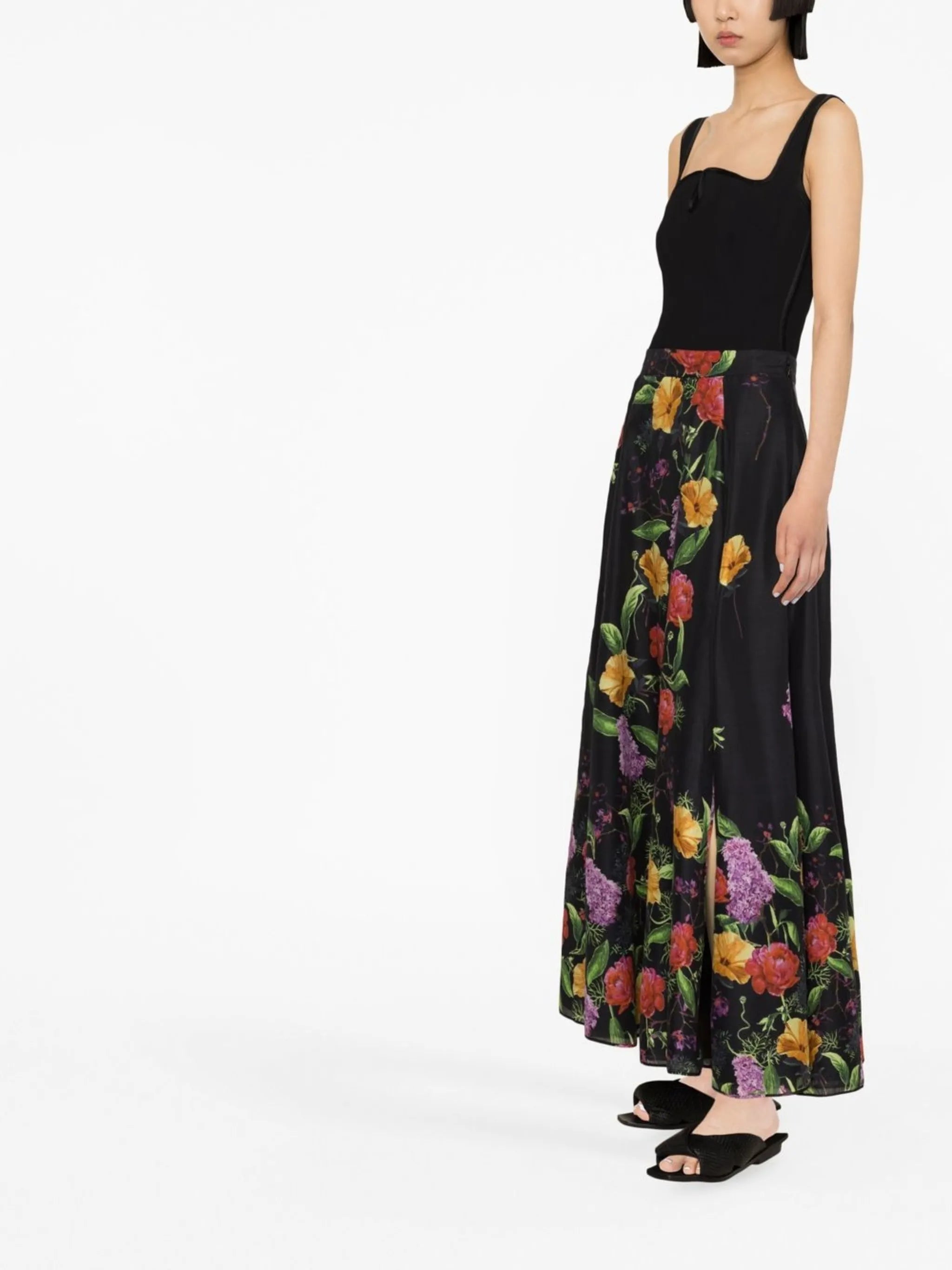 Tana floral print skirt