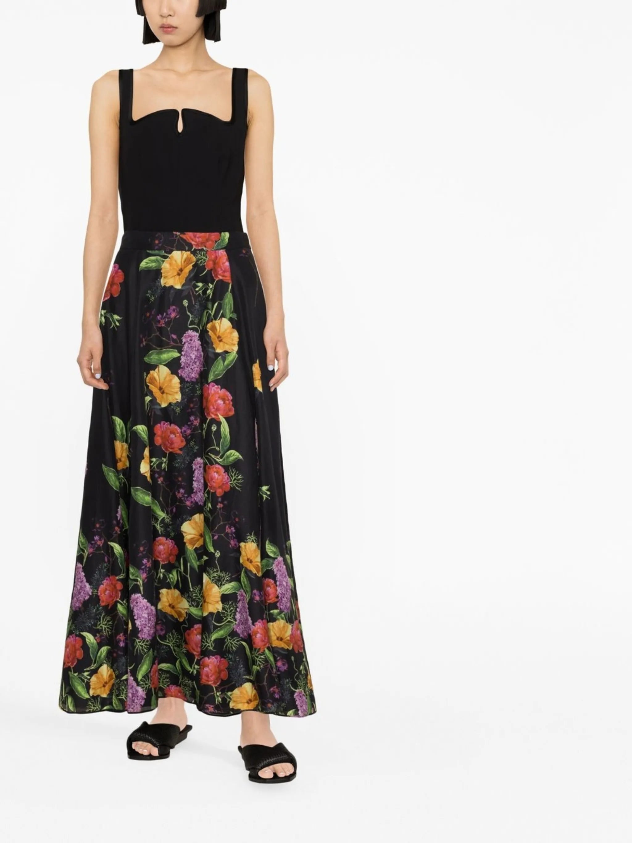 Tana floral print skirt