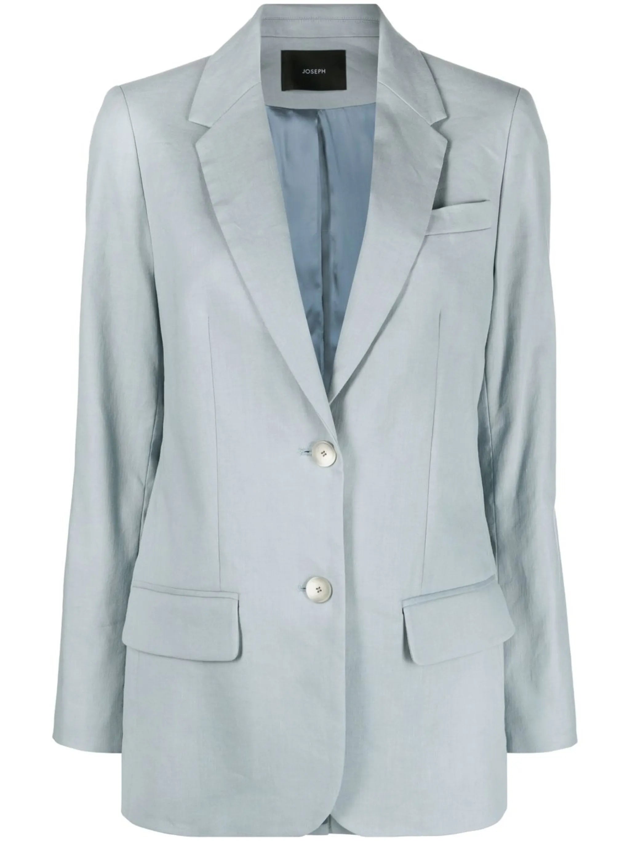 single-breasted button blazer