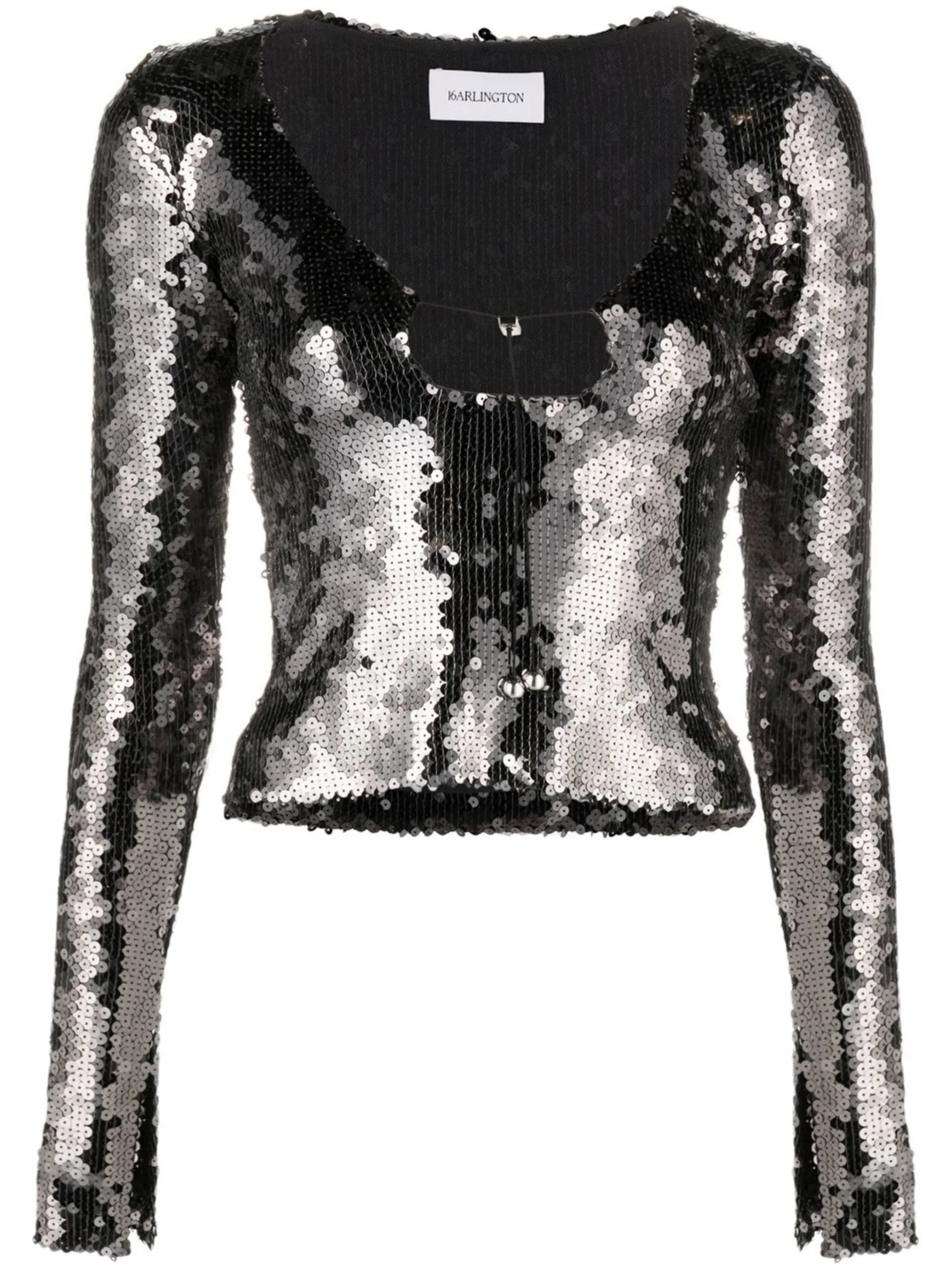 Solaris sequinned top