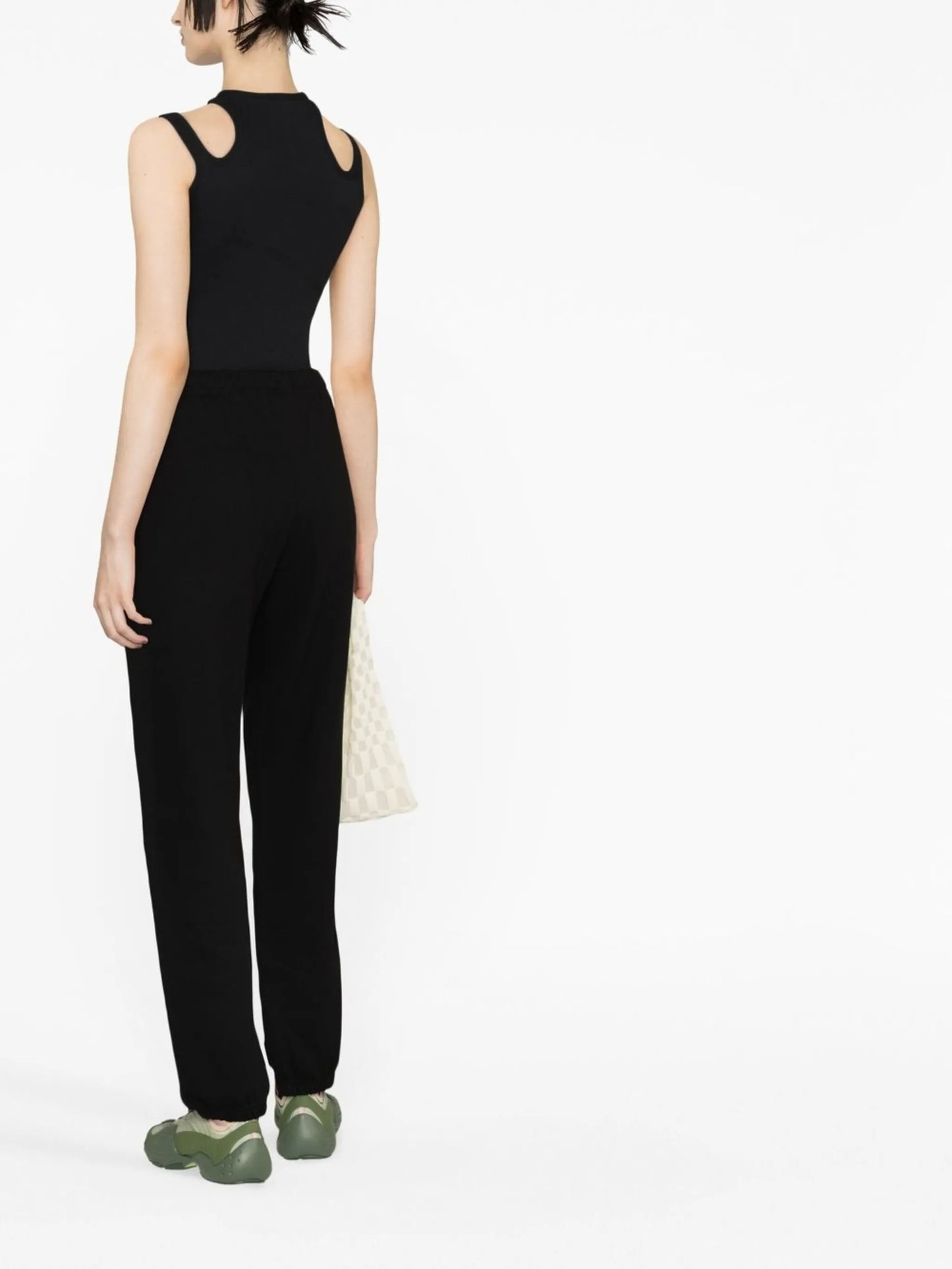 space motif track pants