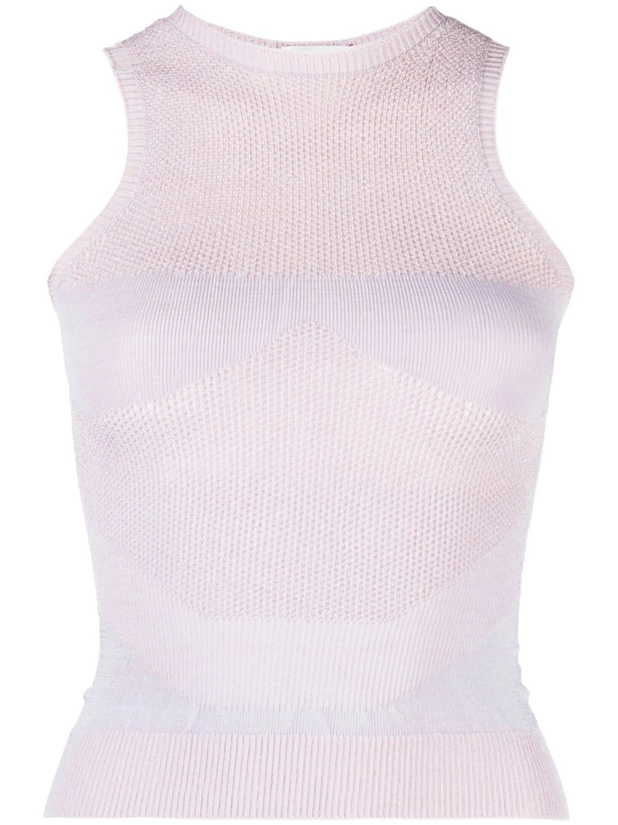 Arcade knitted sleeveless top