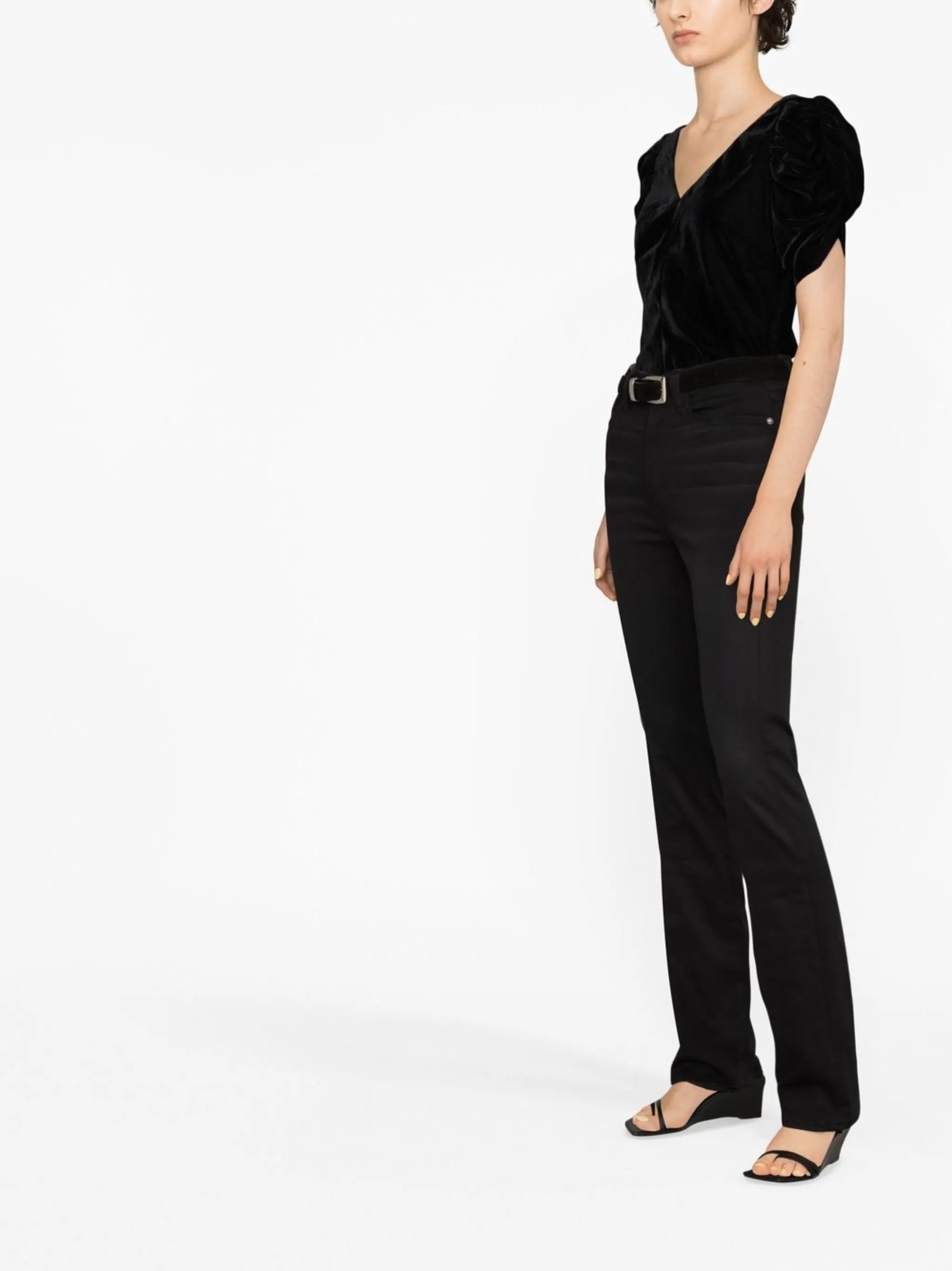 Le High high-rise straight-leg jeans