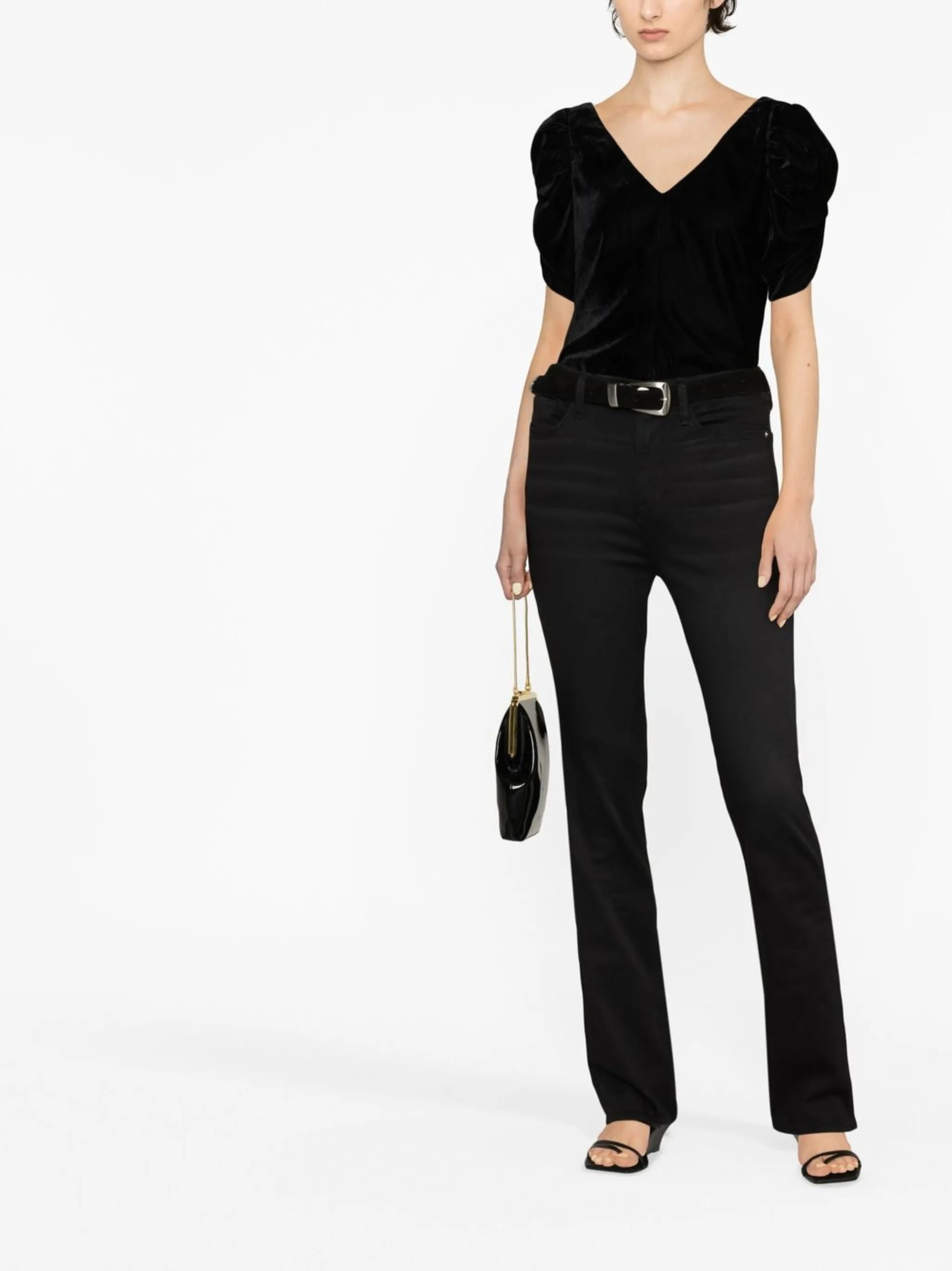 Le High high-rise straight-leg jeans