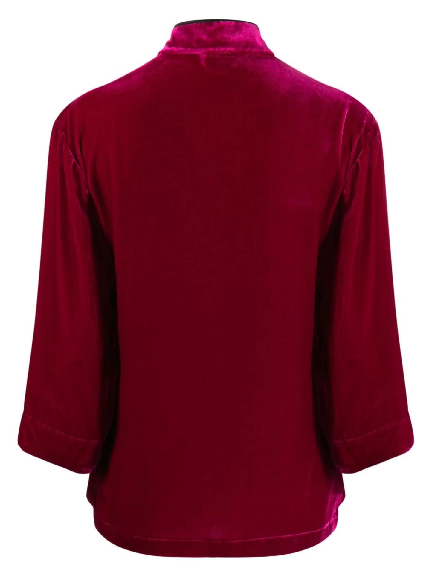 Harlow silk-velvet pajama set