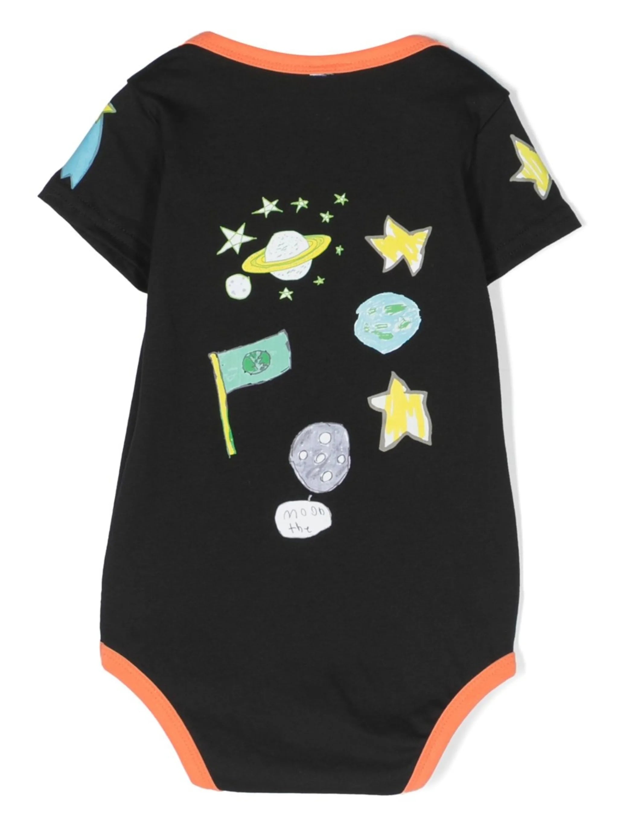 Space-print onesie