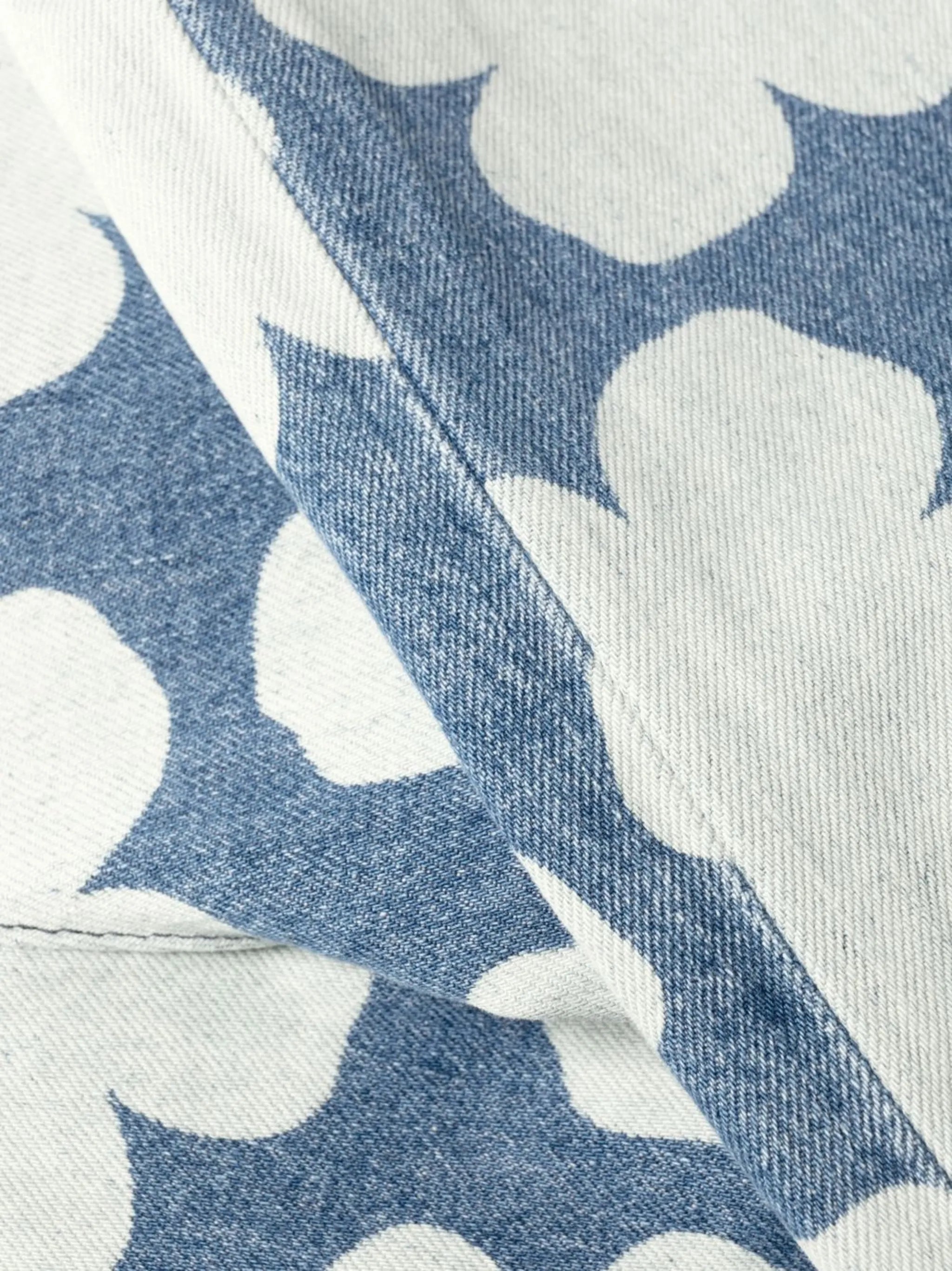 Ayame floral-print wide-leg jeans
