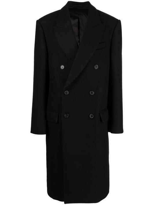 x Hailey Bieber virgin wool coat