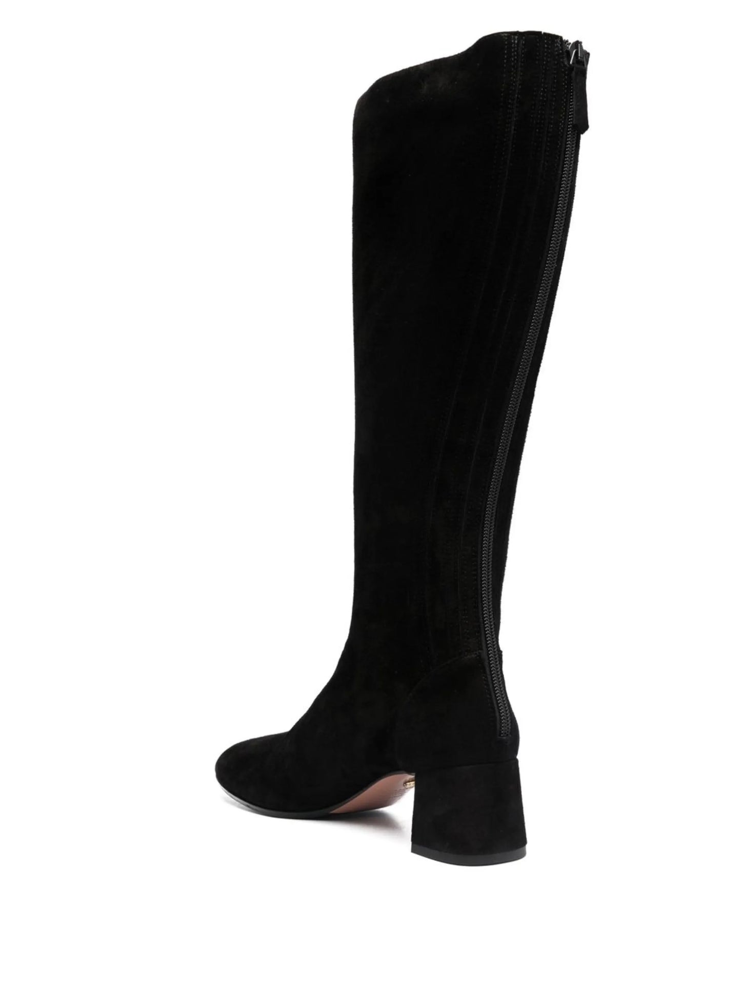 round-toe knee-length boots