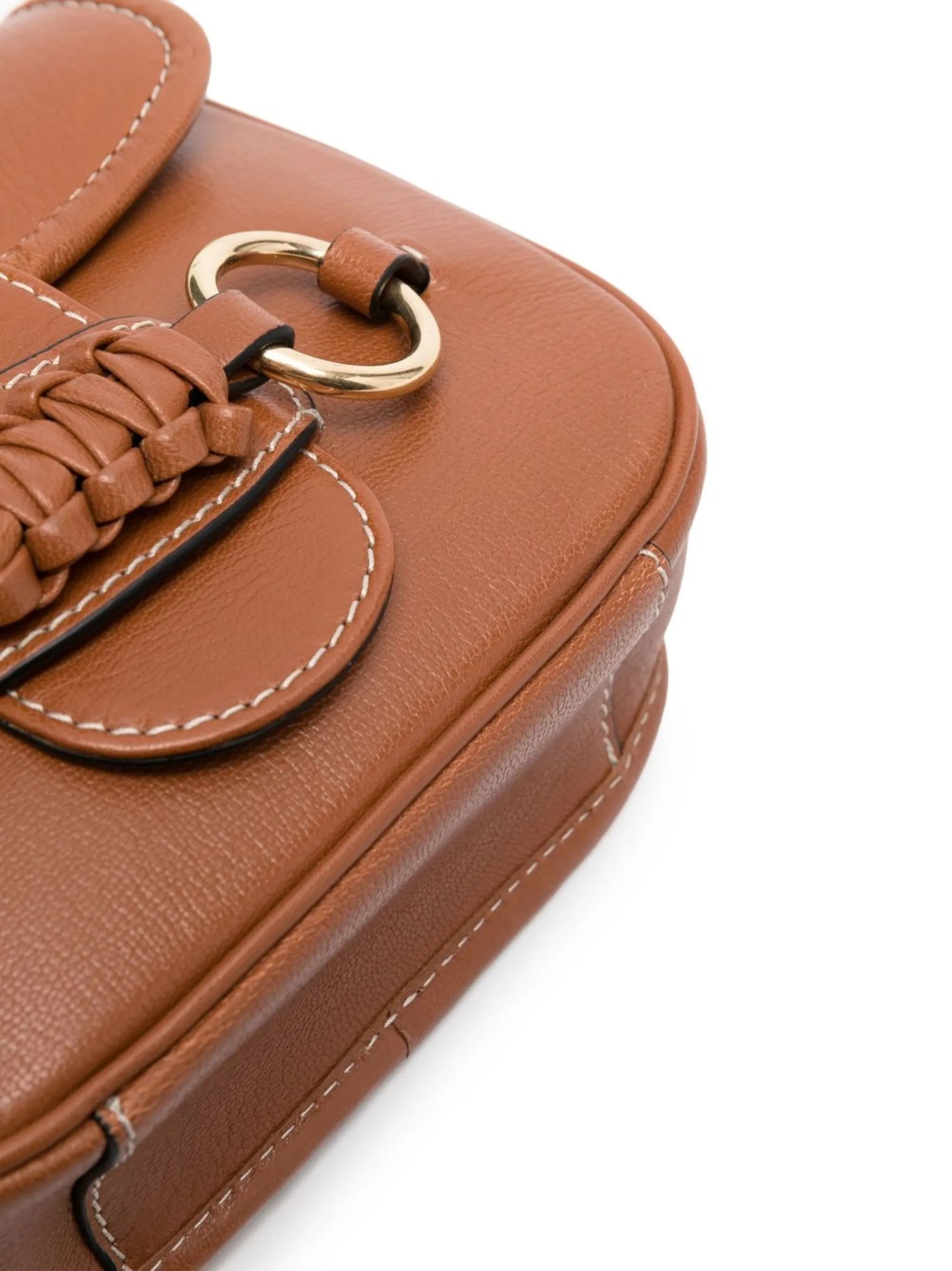 Saddie leather shoulder bag